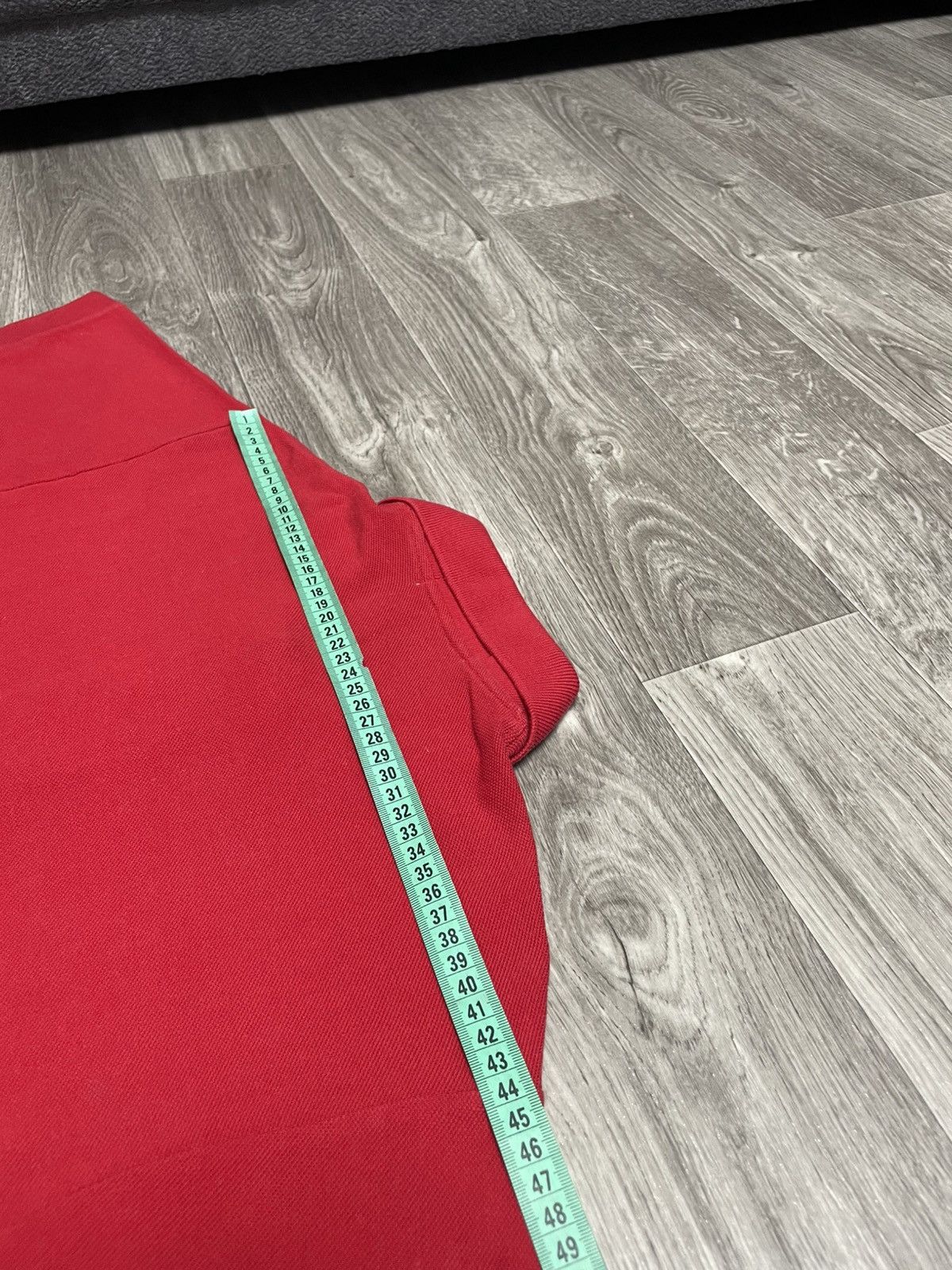 Burberry Vintage Burberrys Red Polo Shirt 90s Size US L / EU 52-54 / 3 - 14 Thumbnail