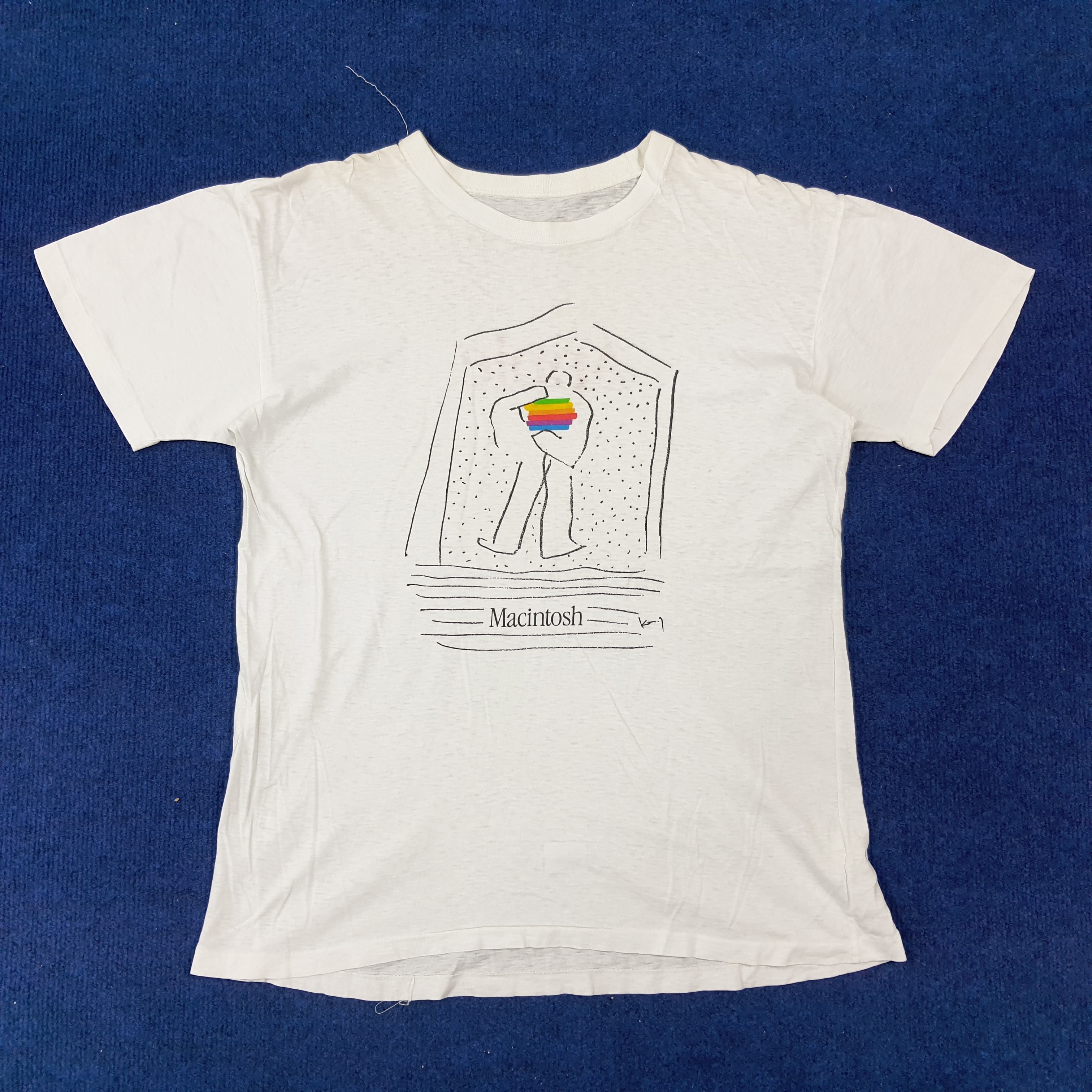 Apple × Vintage Vintage The Macintosh Apple Computers Tshirt Size US M / EU 48-50 / 2 - 1 Thumbnail