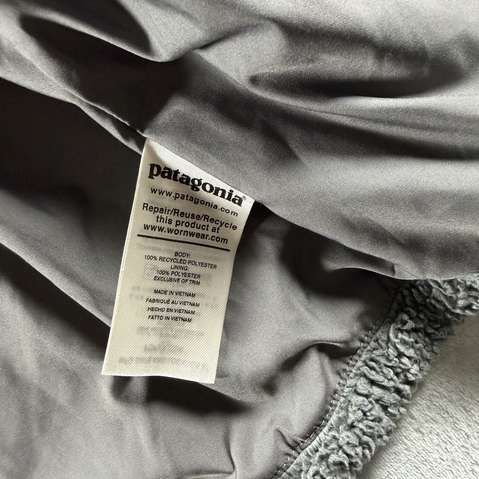 Patagonia Patagonia Sherpa Fleece Vest Gray Full Zip Gorpcore Womens M Size M / US 6-8 / IT 42-44 - 9 Thumbnail
