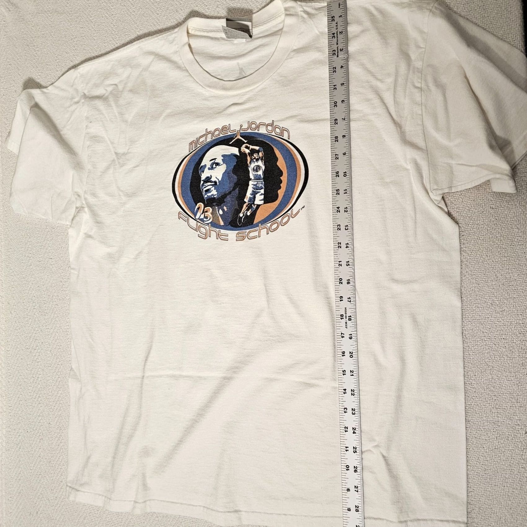 Nike Nike Retro Camp Shirt XL Michael Jordan Flight School White Short Sleeve Shirt Mens Nike Air Jordan Retro Basketball Graphic Print Logo Vintage Size US XL / EU 56 / 4 - 4 Thumbnail