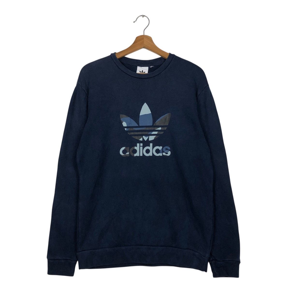 Adidas 📌Vintage Sweatshirt Adidas Big Logo Over Print Size US M / EU 48-50 / 2 - 2 Thumbnail