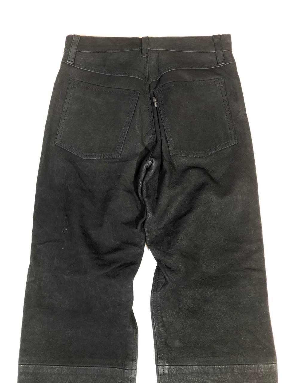 Vintage Enjoy Vintage Rare Moto Biker Leather Pants Size US 29 - 6 Thumbnail