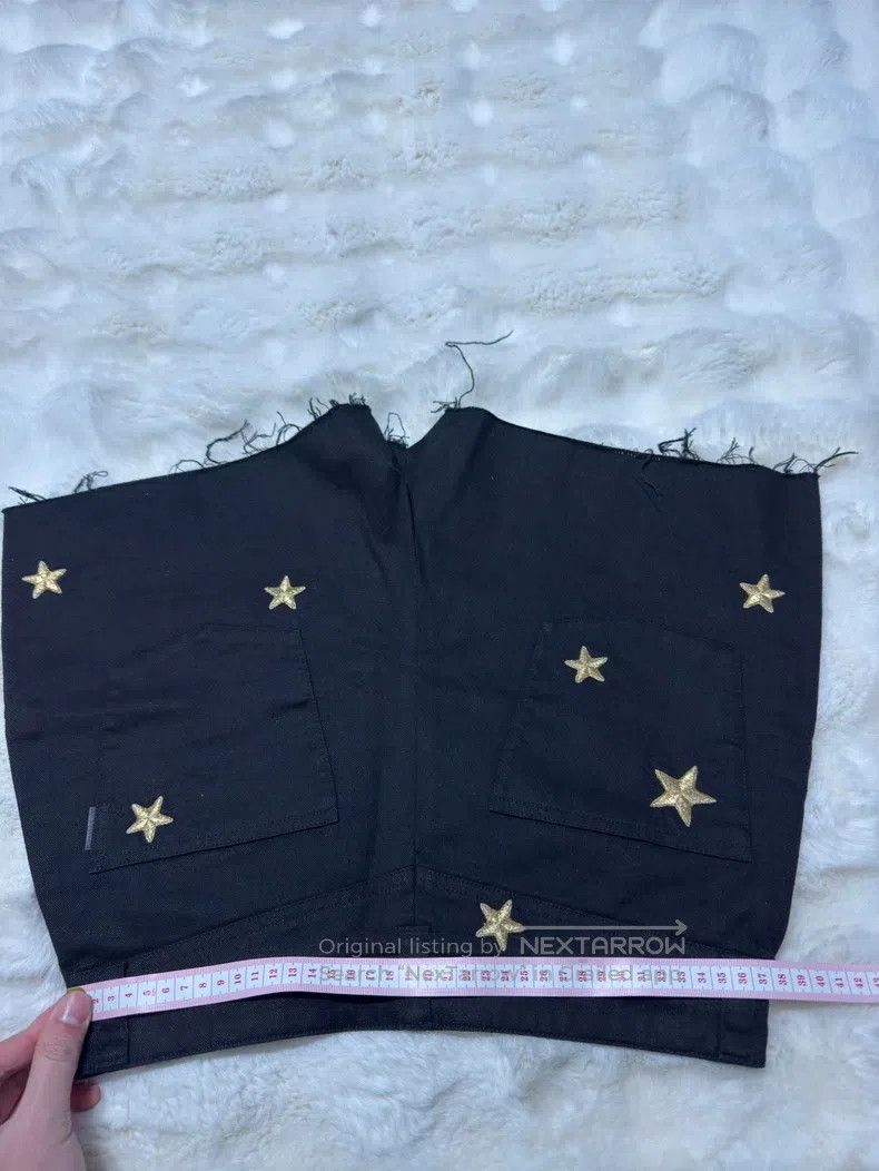 Saint Laurent Paris Saint Laurent Paris Star embroidery women's denim shorts Size 37" - 7 Thumbnail