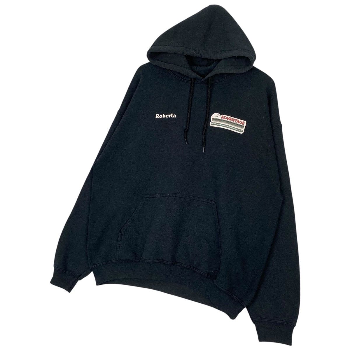 Gildan × Vintage Vintage Gildan Heavy Hoodie Printed Sweater Black Size US M / EU 48-50 / 2 - 2 Thumbnail