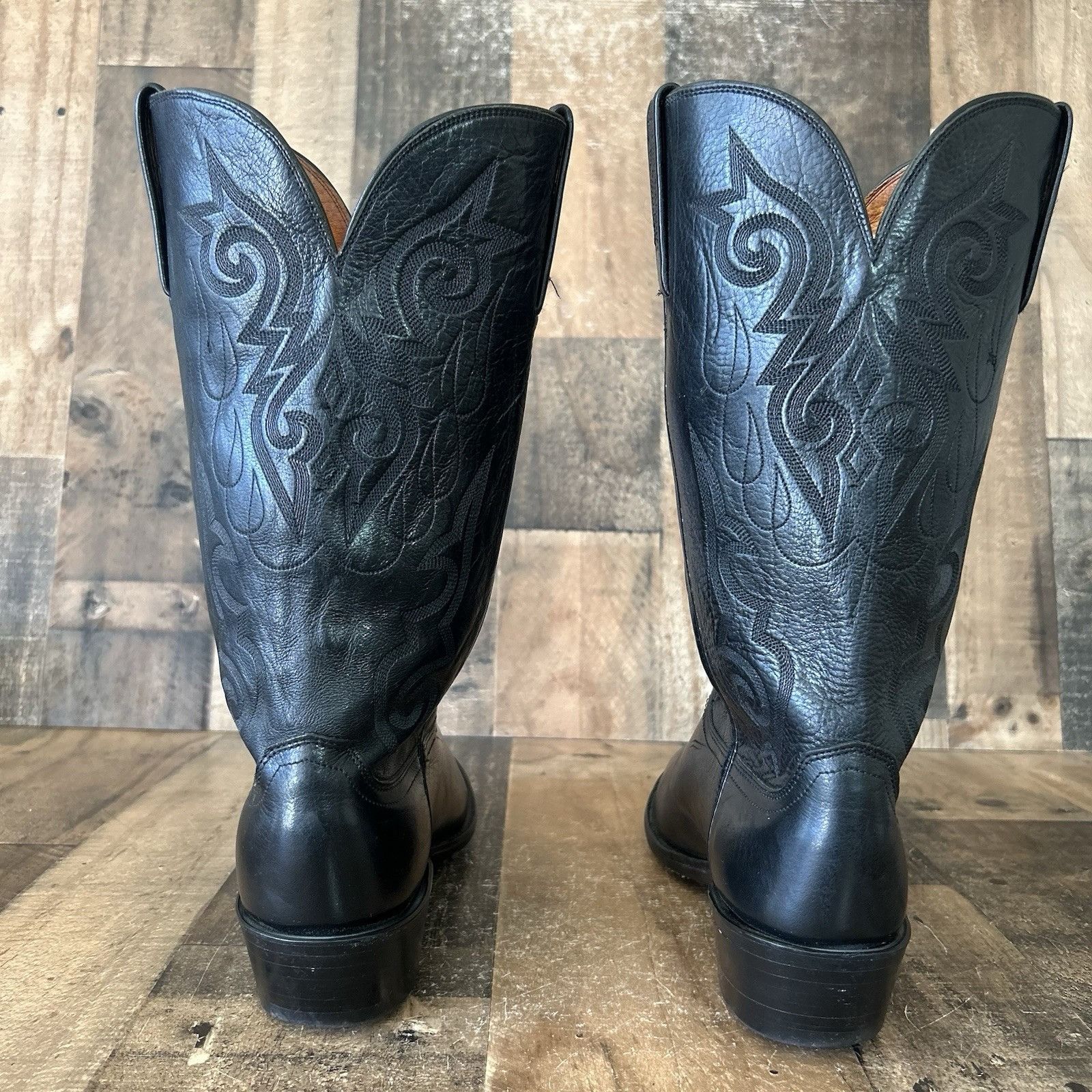 Lucchese Lucchese 1883 Black N7496R4 Western Cowboy Boots Mens 11 D Size US 11 / EU 44 - 9 Thumbnail