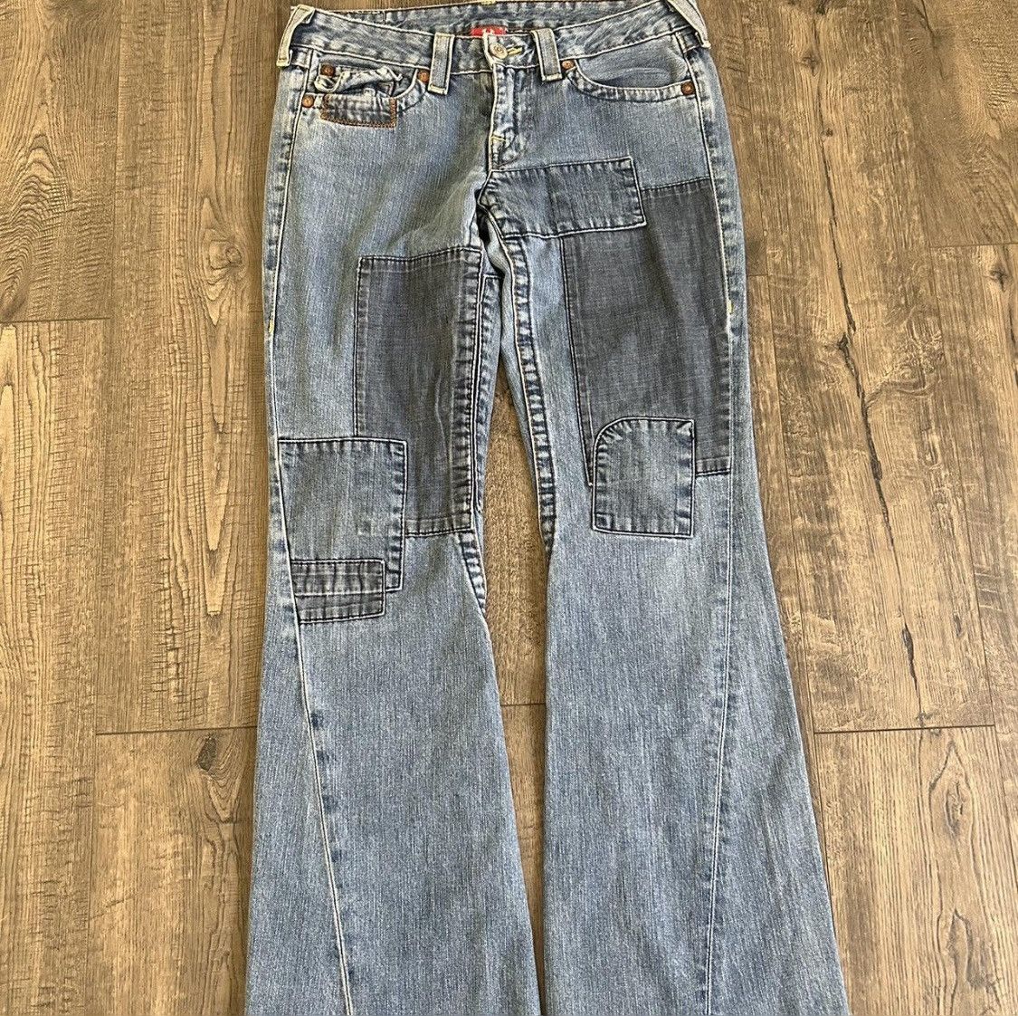 True Religion True Religion Patchwork Flares Size US 31 - 1 Thumbnail