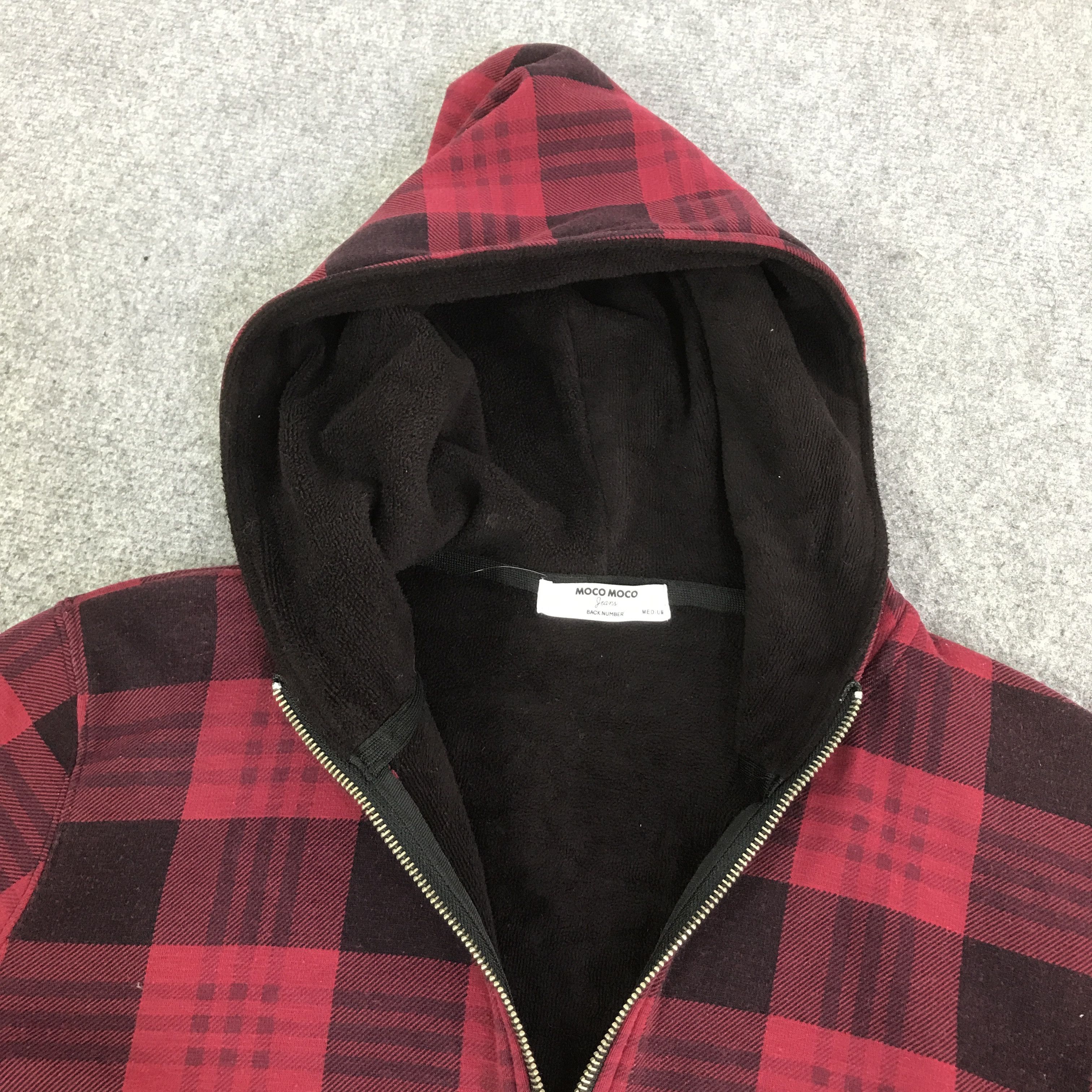 Japanese Brand MOCO MOCO Japanese Tartan hoodie Jacket K115B13 Size US M / EU 48-50 / 2 - 8 Thumbnail