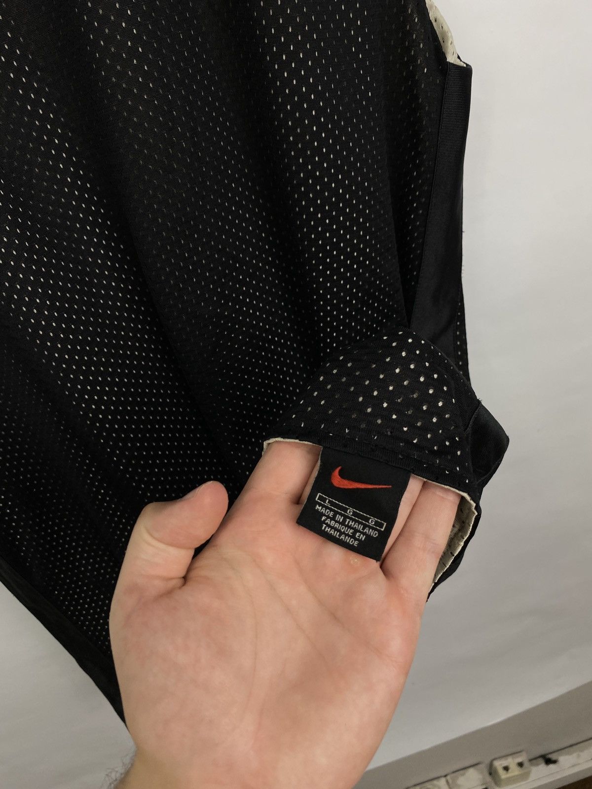 Nike 🏀🇺🇸 Vintage 90s Nike Basketball Jersey Swoosh Rare Y2K Size US L / EU 52-54 / 3 - 8 Thumbnail