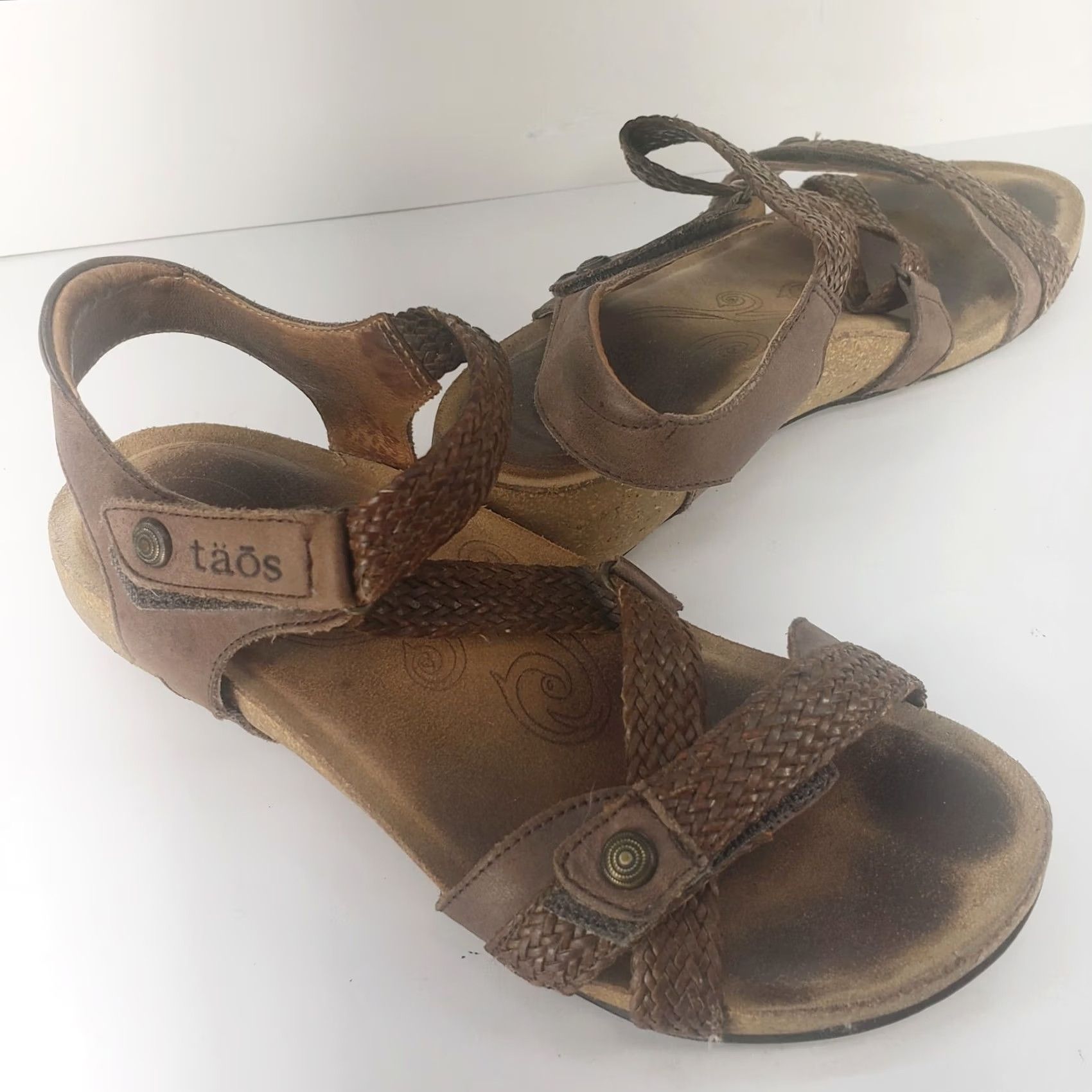 Taos Taos Trulie Womens Sandals Sz US 7.5 EU 38 Brown Leather Adjustable Size US 8 / IT 38 - 3 Thumbnail