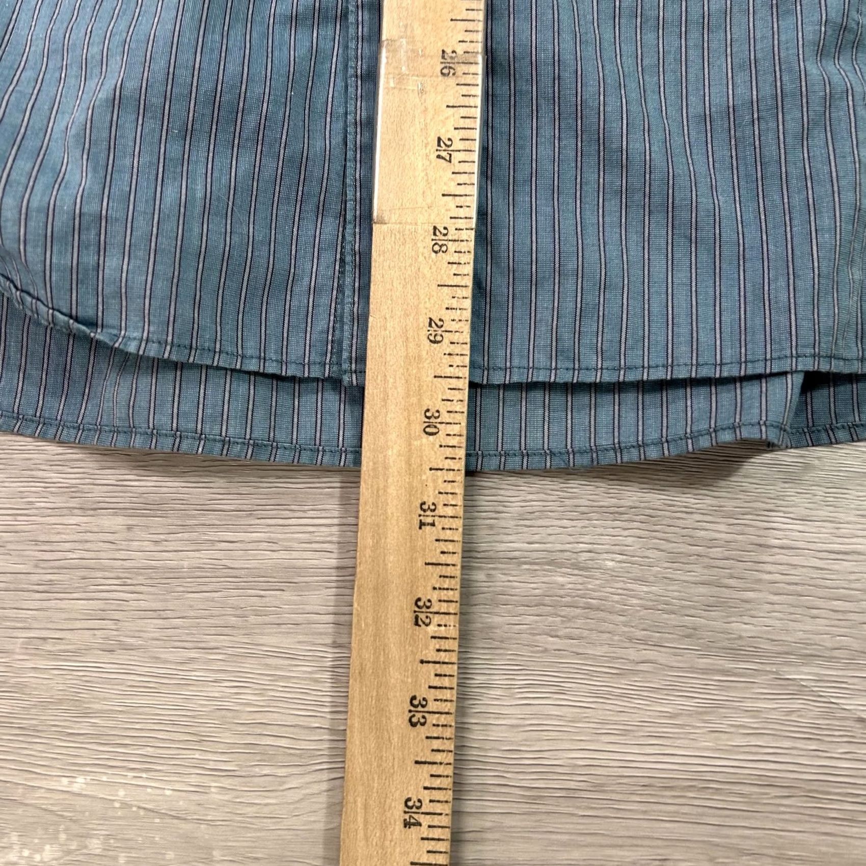 John Varvatos John Varvatos U.S.A. Shirt Mens Medium Striped Button-Down Long Sleeve MVS7C16 Size US M / EU 48-50 / 2 - 6 Thumbnail