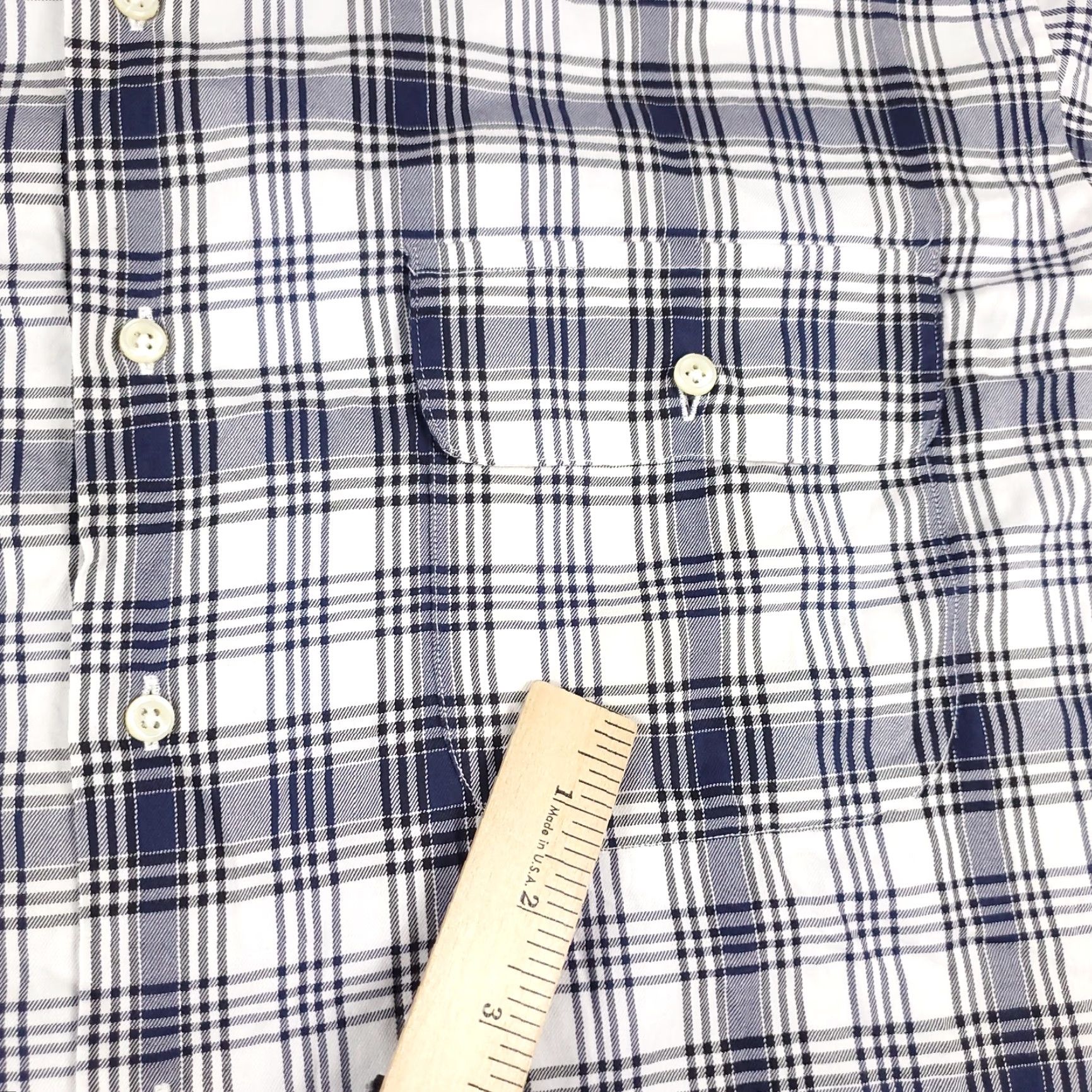Ralph Lauren Ralph Lauren Shirt Mens Large Blue Plaid Button-Up Long Sleeve Casual Formal Workwear Executive Shirt Mens L Blue Plaid Shirt Size US L / EU 52-54 / 3 - 6 Thumbnail