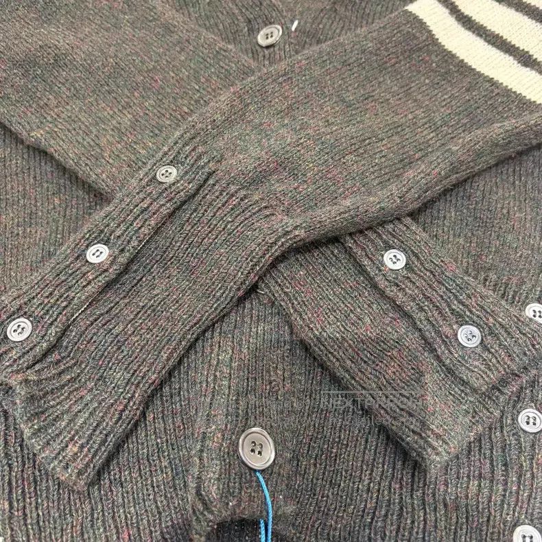 Thom Browne Thom Browne Gray Wool Cardigan Size US XS / EU 42 / 0 - 6 Thumbnail