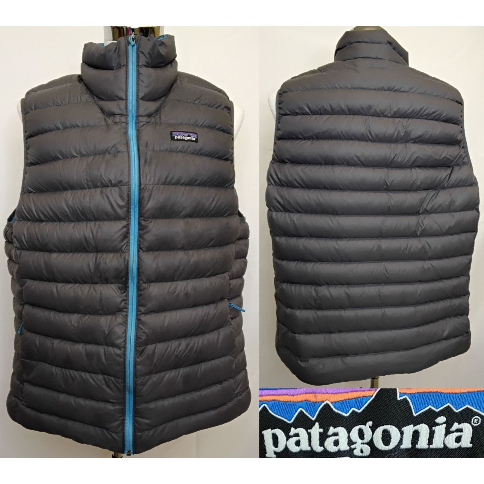 Patagonia Patagonia Netplus Shell Down Puffer Vest Men's 2XL Gray/Blue Size US XXL / EU 58 / 5 - 1 Thumbnail