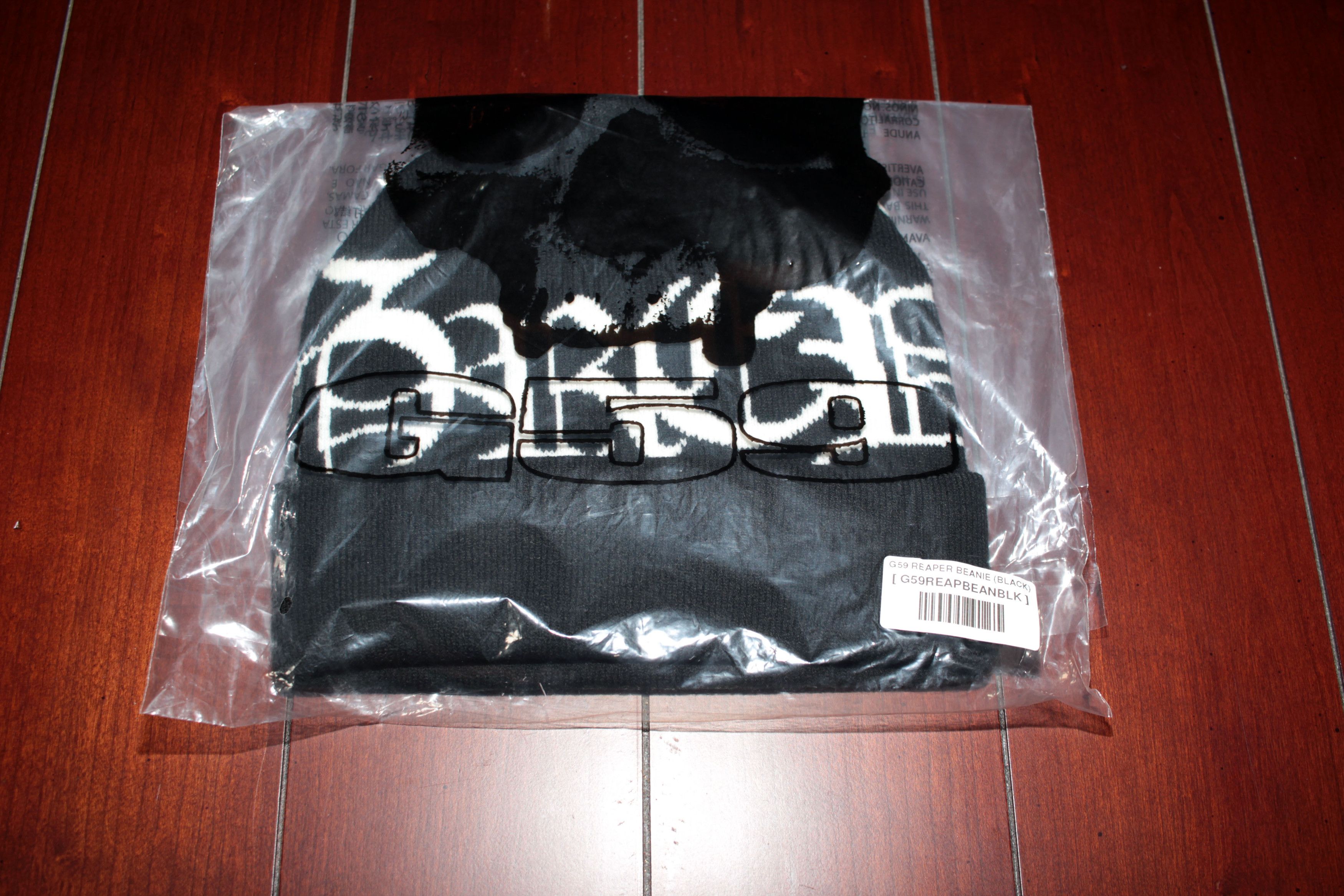 G59 Records G59 RECORDS / $UICIDEBOY$ - REAPER Beanie (Black) Size ONE SIZE - 7 Thumbnail