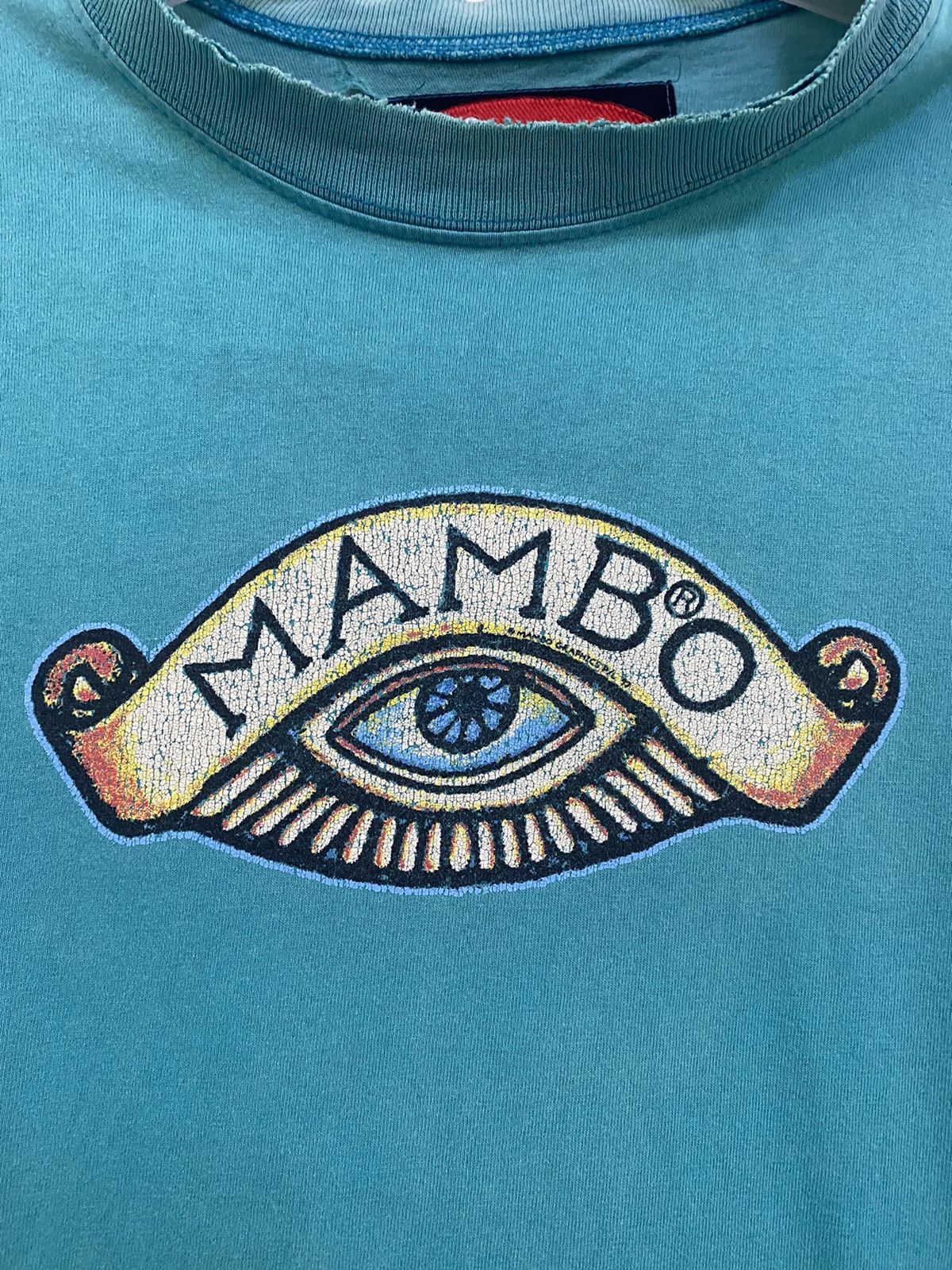 Mambo Distress Damange sunfaded Mambo Jesus Heaven And Hell Size US M / EU 48-50 / 2 - 5 Thumbnail