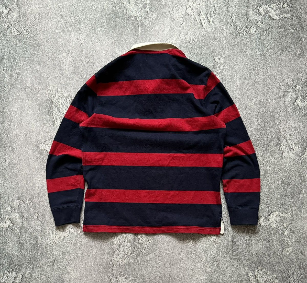 Polo Ralph Lauren × Vintage Polo Ralph Lauren M vintage sweatshirt rugby button up 90s Size US M / EU 48-50 / 2 - 16 Thumbnail