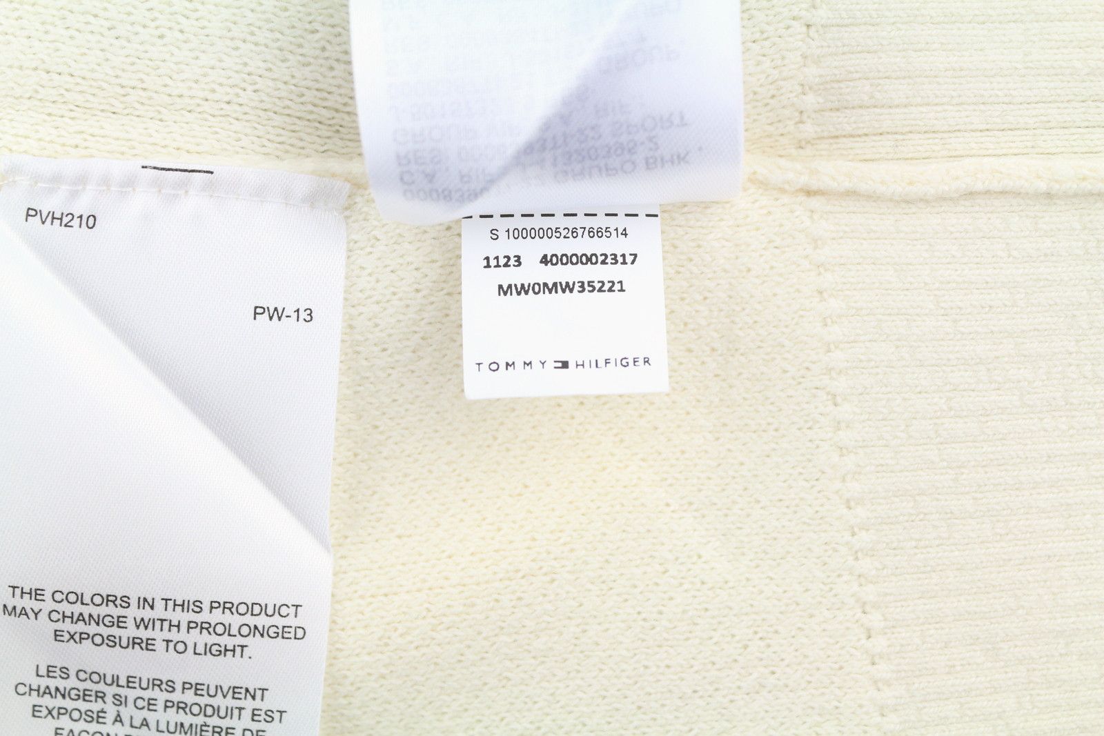 Tommy Hilfiger MONOTYPE BLOCK S Cotton Knit Jumper 87380 Size US S / EU 44-46 / 1 - 10 Thumbnail