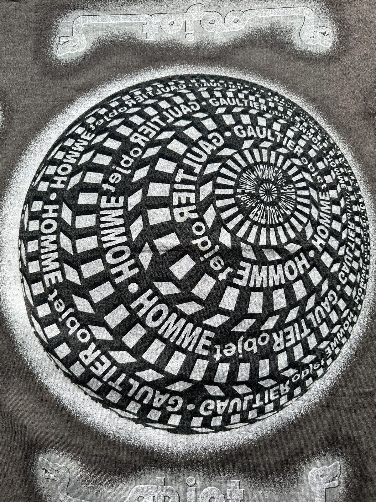 Jean Paul Gaultier 00's Gaultier Homme Object trompe l'oeil handkerchief Size ONE SIZE - 4 Thumbnail