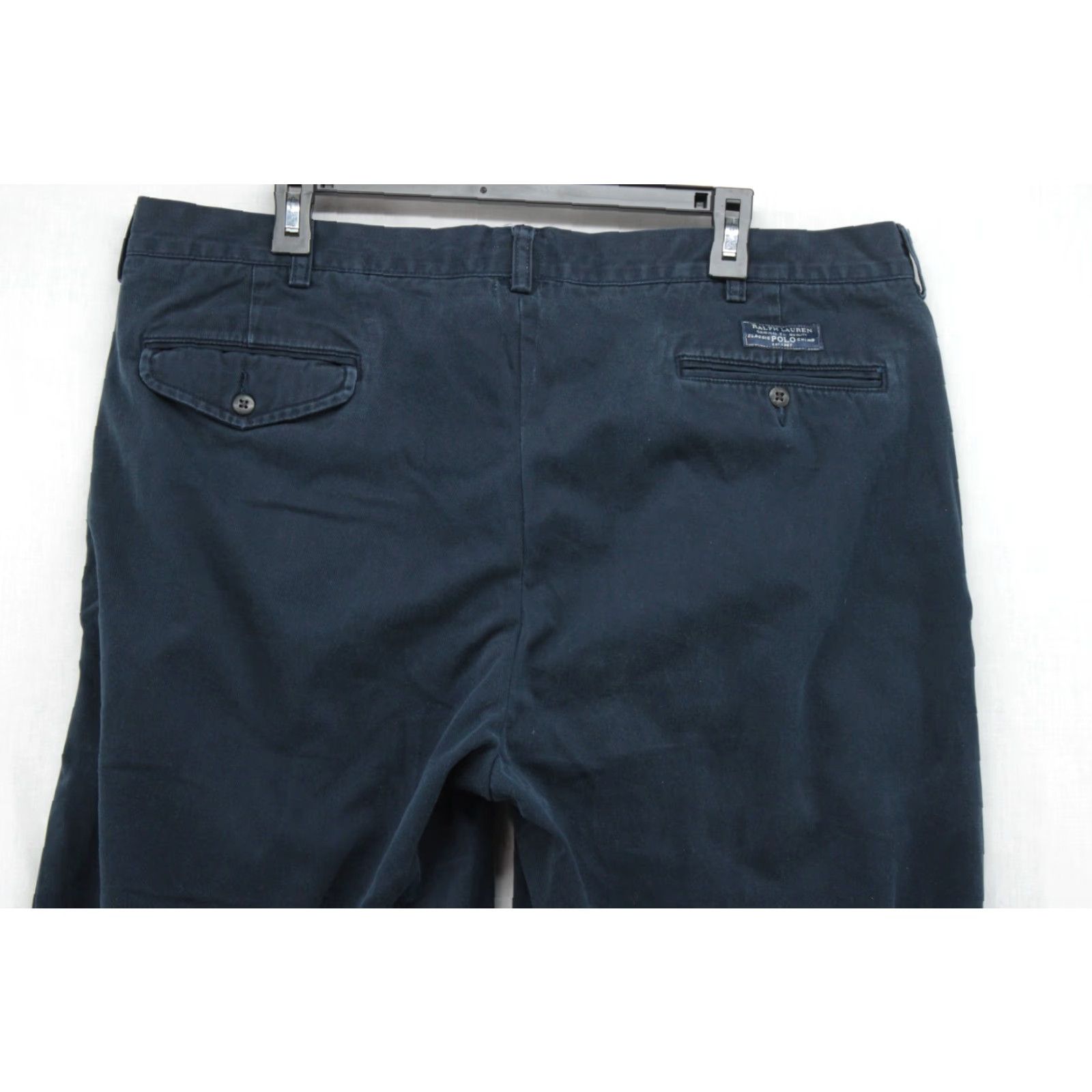 Polo Ralph Lauren VINTAGE Polo Ralph Lauren Pants Men 38x29 Navy Blue Hammond Pleated Cuffed 90s Polo Ralph Lauren Hammond Pants Men 38x29 Navy Blue 90s Size US M / EU 48-50 / 2 - 6 Thumbnail