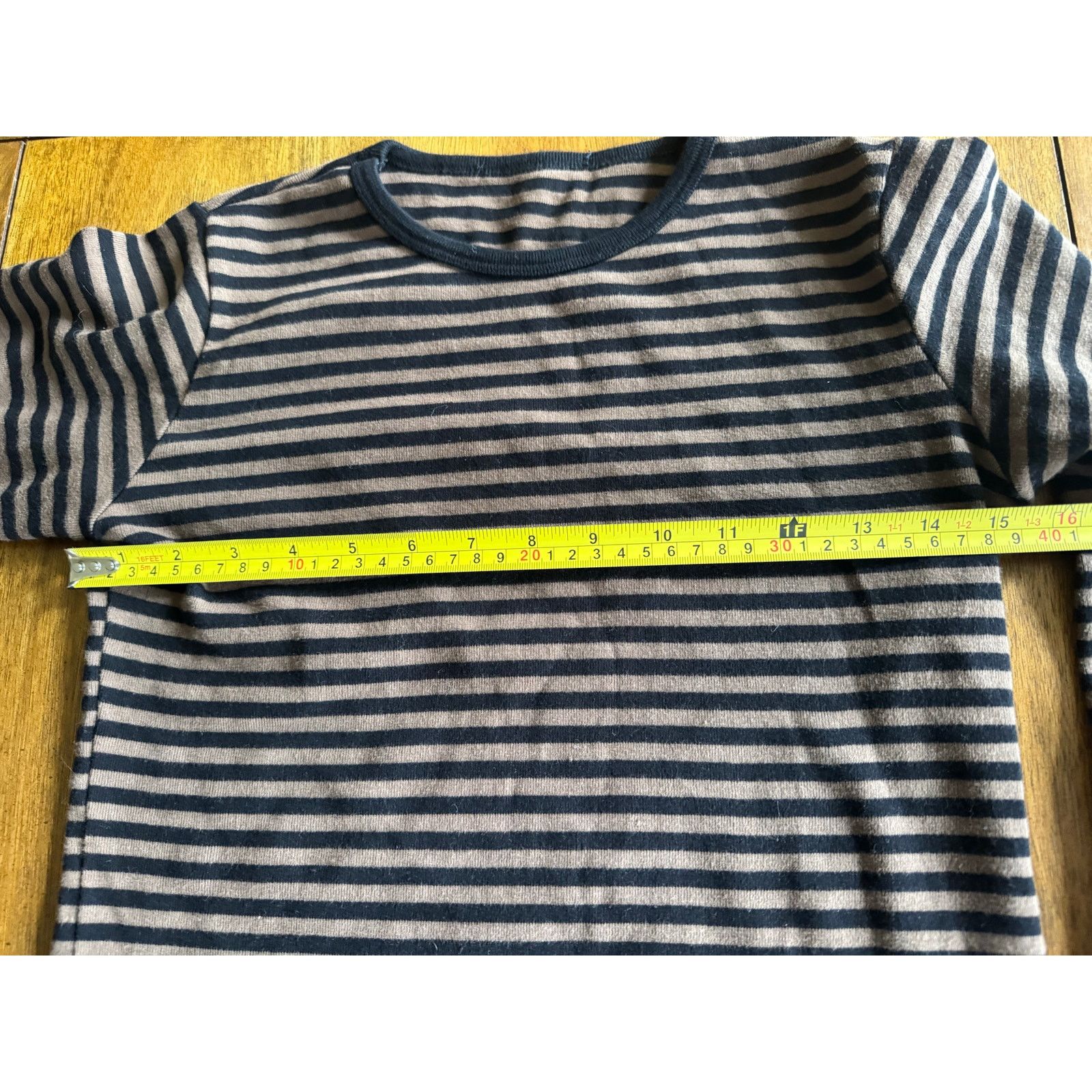 Max Mara Max Mara 100 Percent Cotton Striped Long Sleeve Top Brown Size S / US 4 / IT 40 - 5 Thumbnail