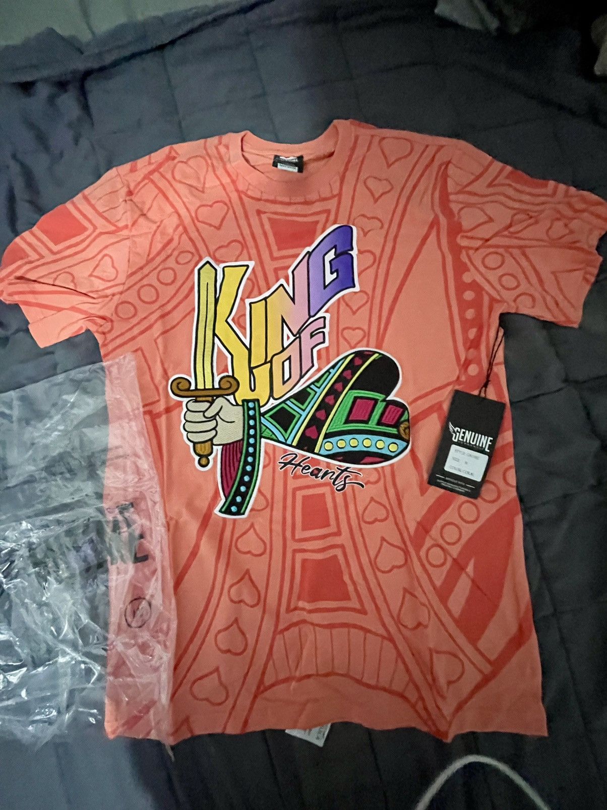 Other The GENUINE authentic coral color King of Hearts Size US M / EU 48-50 / 2 - 1 Thumbnail