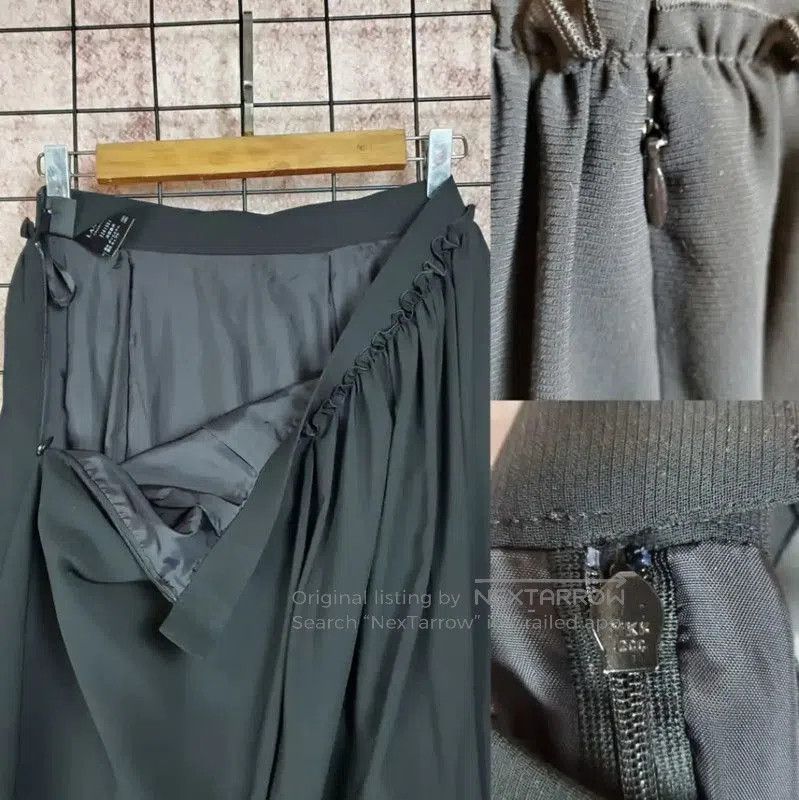 Other Lanvin Black Polyester Women's Half Skirt . Size 23" - 7 Thumbnail