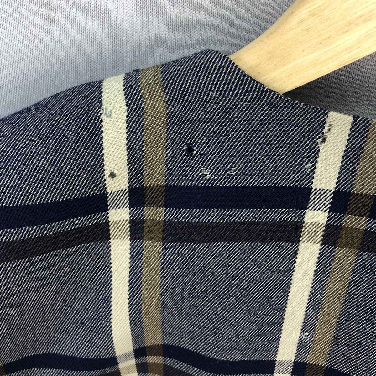 Aquascutum Vintage Aquascutum No Collar Jacket Size S / US 4 / IT 40 - 10 Thumbnail