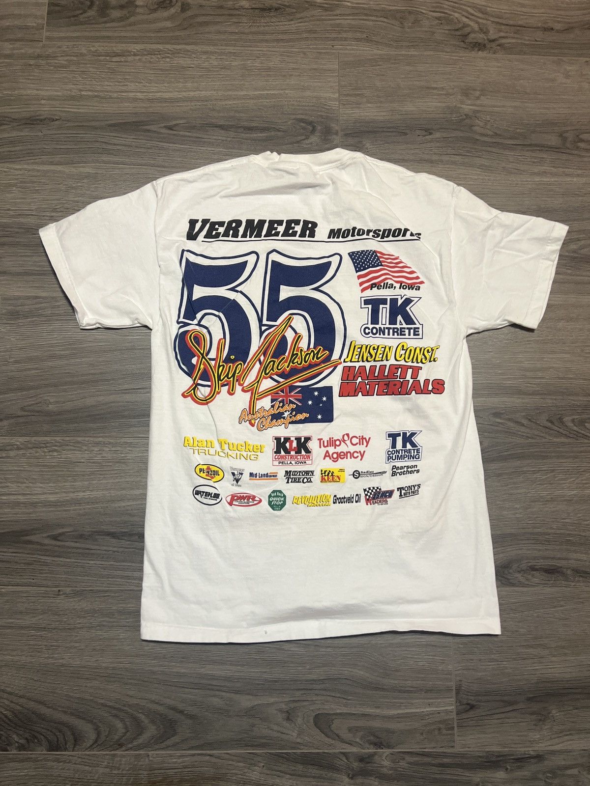 Vintage Vintage Skip Jackson Australian Champion Racing graphic tee ...