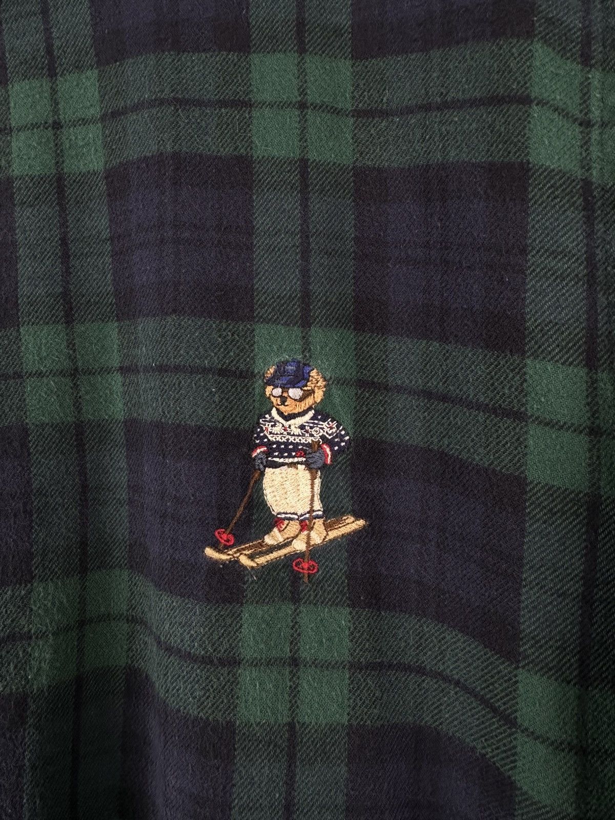 Polo Ralph Lauren Polo Ralph Lauren Teddy Bear Flannel Shirt Check Size US L / EU 52-54 / 3 - 4 Thumbnail