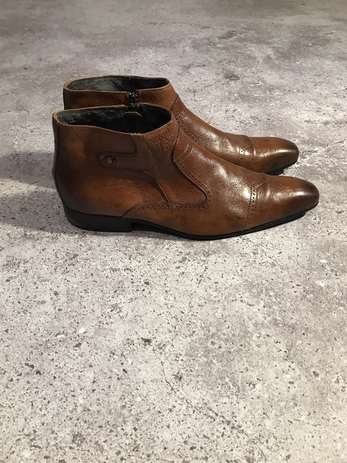 Giorgio Armani × Vintage Vintage Giorgio Armani Leather Boots – Classic Italian 9,5 Size US 9 / EU 42 - 1 Thumbnail