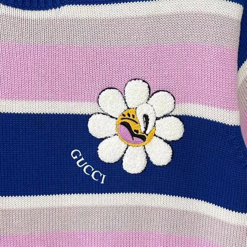Gucci Gucci Daisy embroidered logo striped dress 2506-Nextarrow Size XS / US 0-2 / IT 36-38 - 5 Thumbnail
