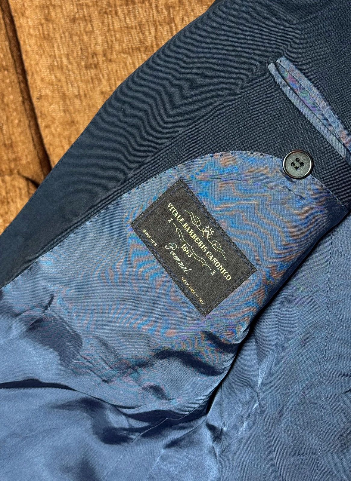 Suitsupply Suitsupply Pure Wool Lazio Single Breasted Suit Jacket Pants Size 46S - 10 Thumbnail