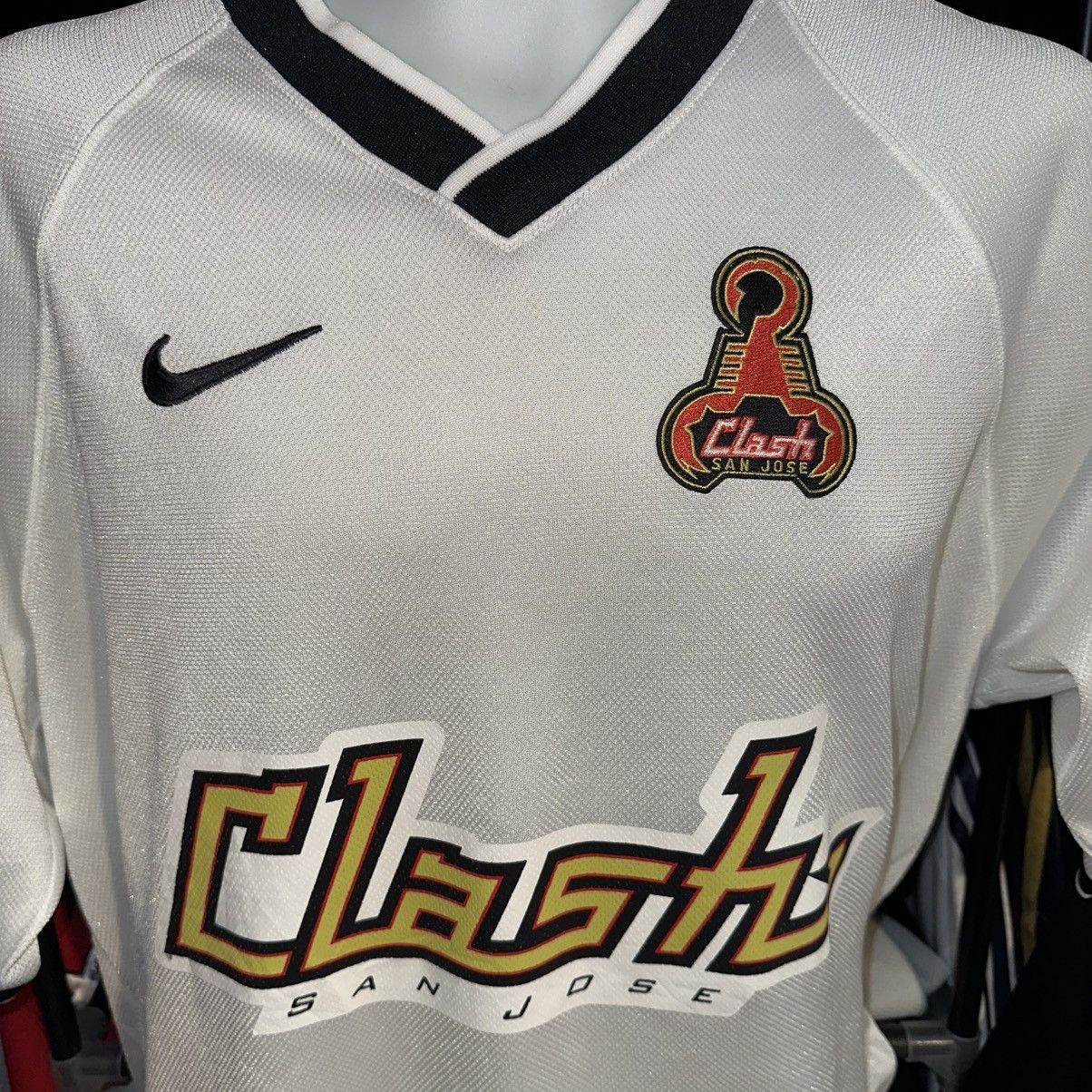 Nike Rare 1997 San Jose Clash Nike pre-match warmup top Size US M / EU 48-50 / 2 - 2 Thumbnail