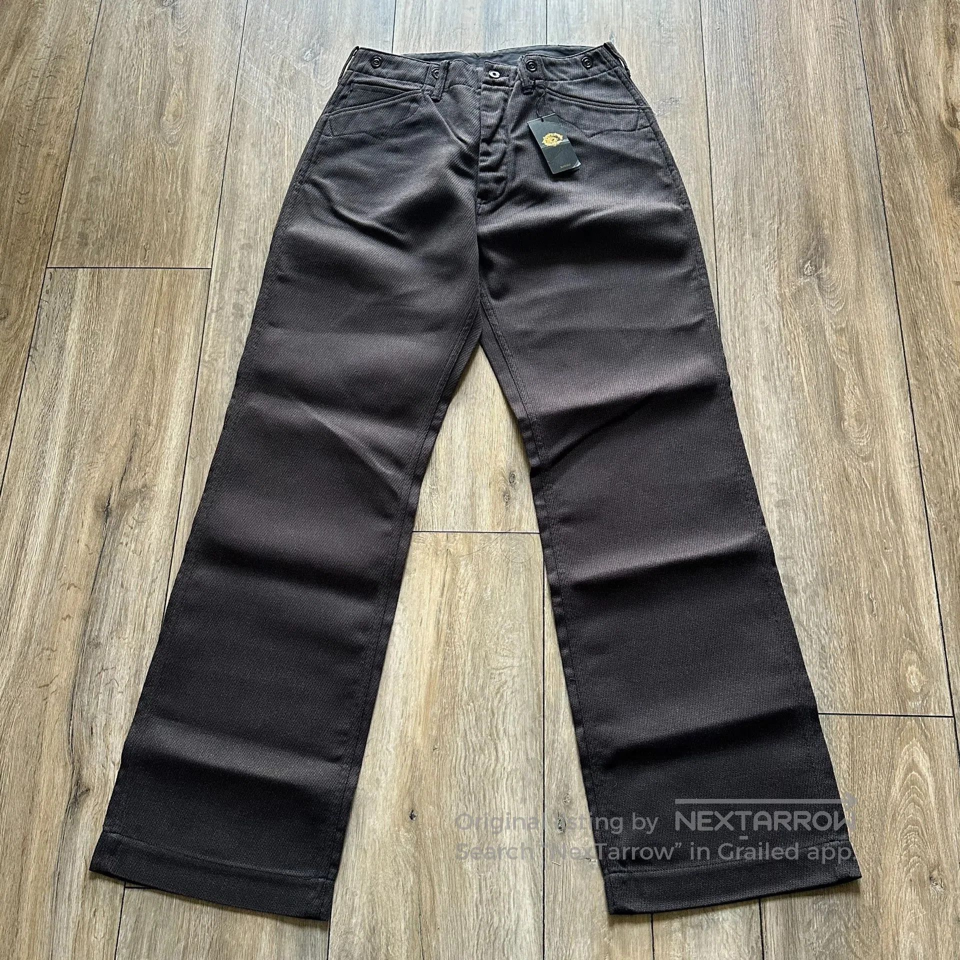 BLACK SIGN Black Sign New Brown Vintage Wide. Size US 34 / EU 50 - 7 Thumbnail