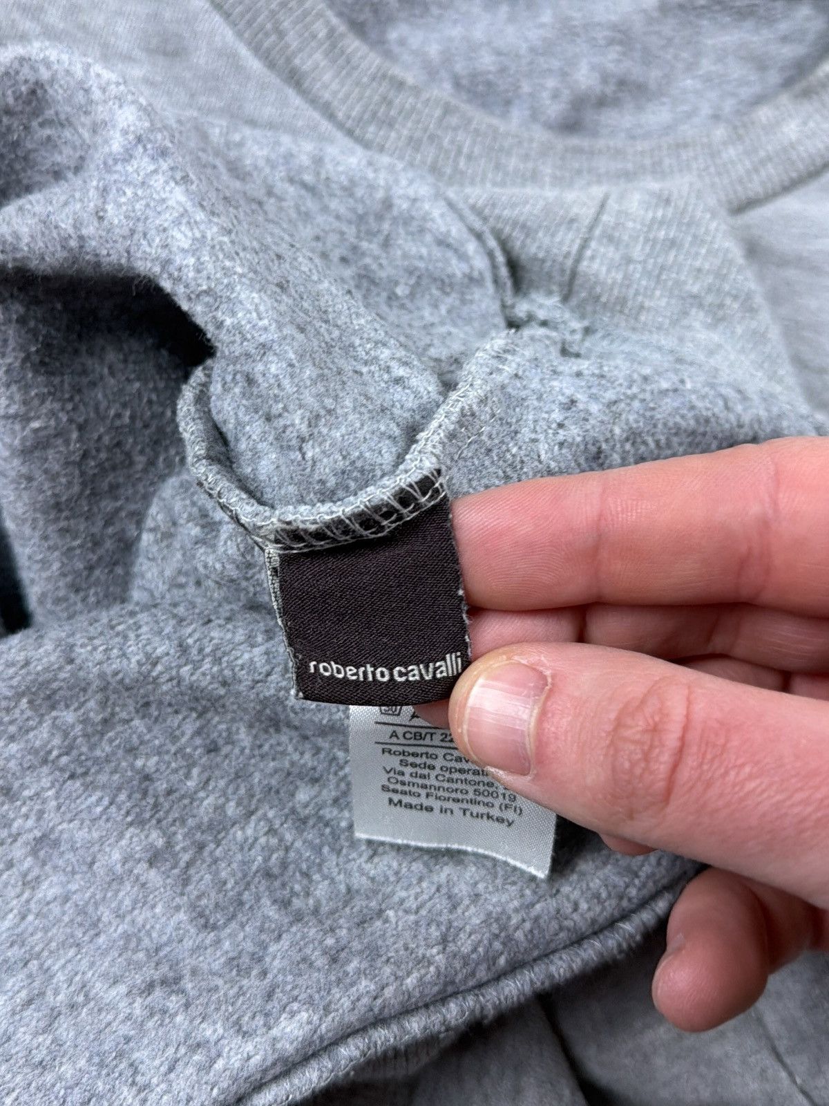 Roberto Cavalli Roberto Cavalli Big Logo crewneck Size US L / EU 52-54 / 3 - 5 Thumbnail