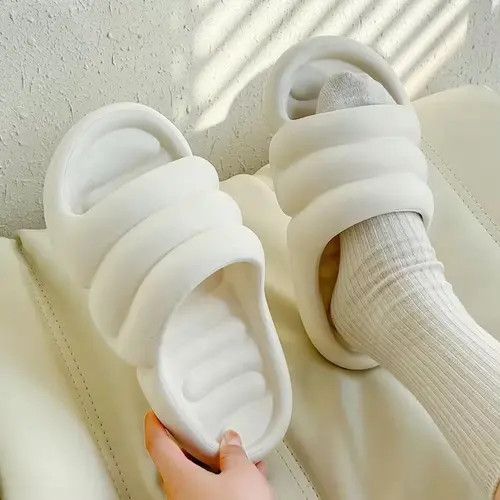 Japanese Brand High Elastic Platform Slides Size US 9 / EU 42 - 2 Thumbnail