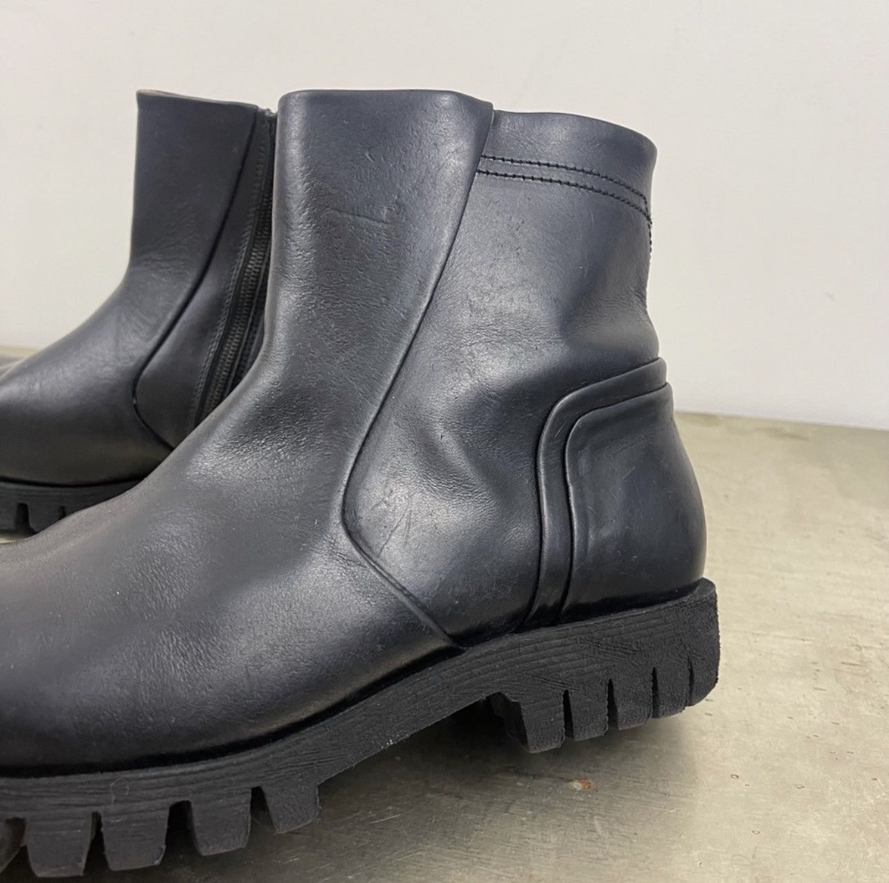 Diesel Diesel Kross Line Sherlok Leather Moto Chelsea Boots Size US 12.5 / EU 45-46 - 2 Thumbnail