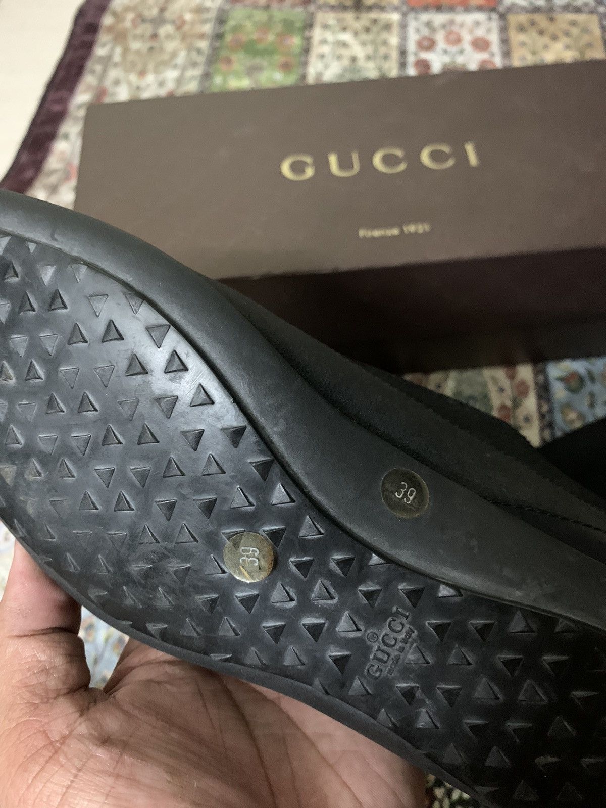 Gucci Gucci sneakers suede leather Size US 9 / IT 39 - 11 Thumbnail