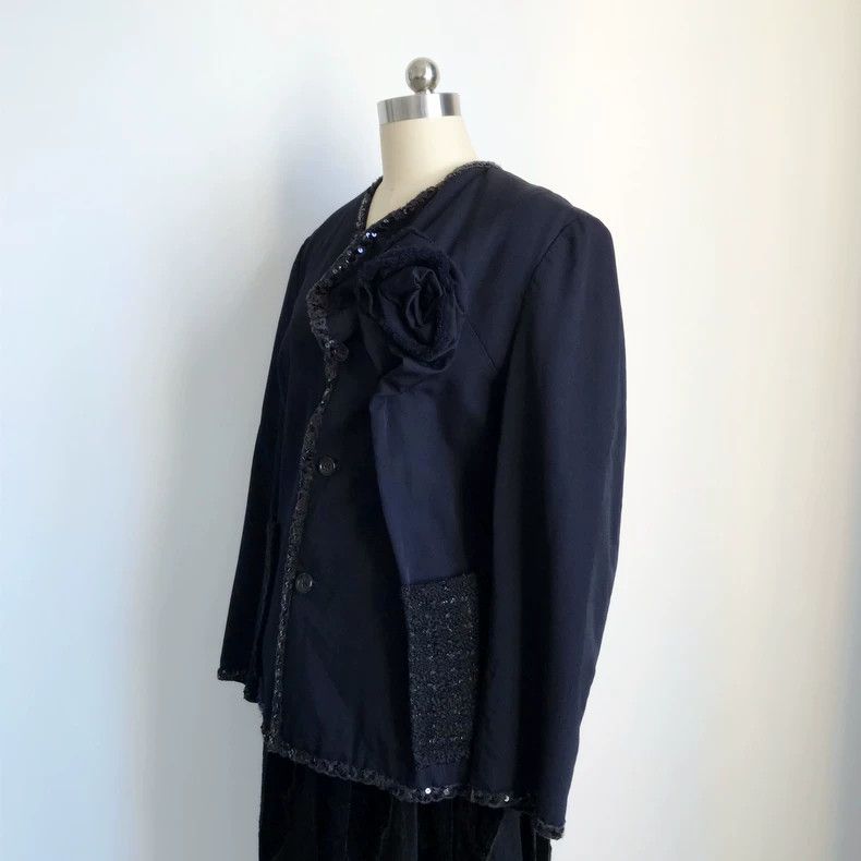 Comme des Garcons Comme Des Garcons Rosa multiflora coat tweed pocket Size M / US 6-8 / IT 42-44 - 4 Thumbnail