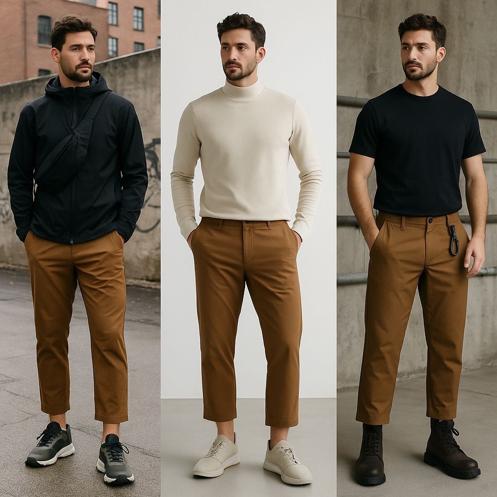 Lululemon Lululemon Men’s ABC Crop Pants Copper Brown 36 Gorpcore Util Size US 36 / EU 52 - 1 Thumbnail