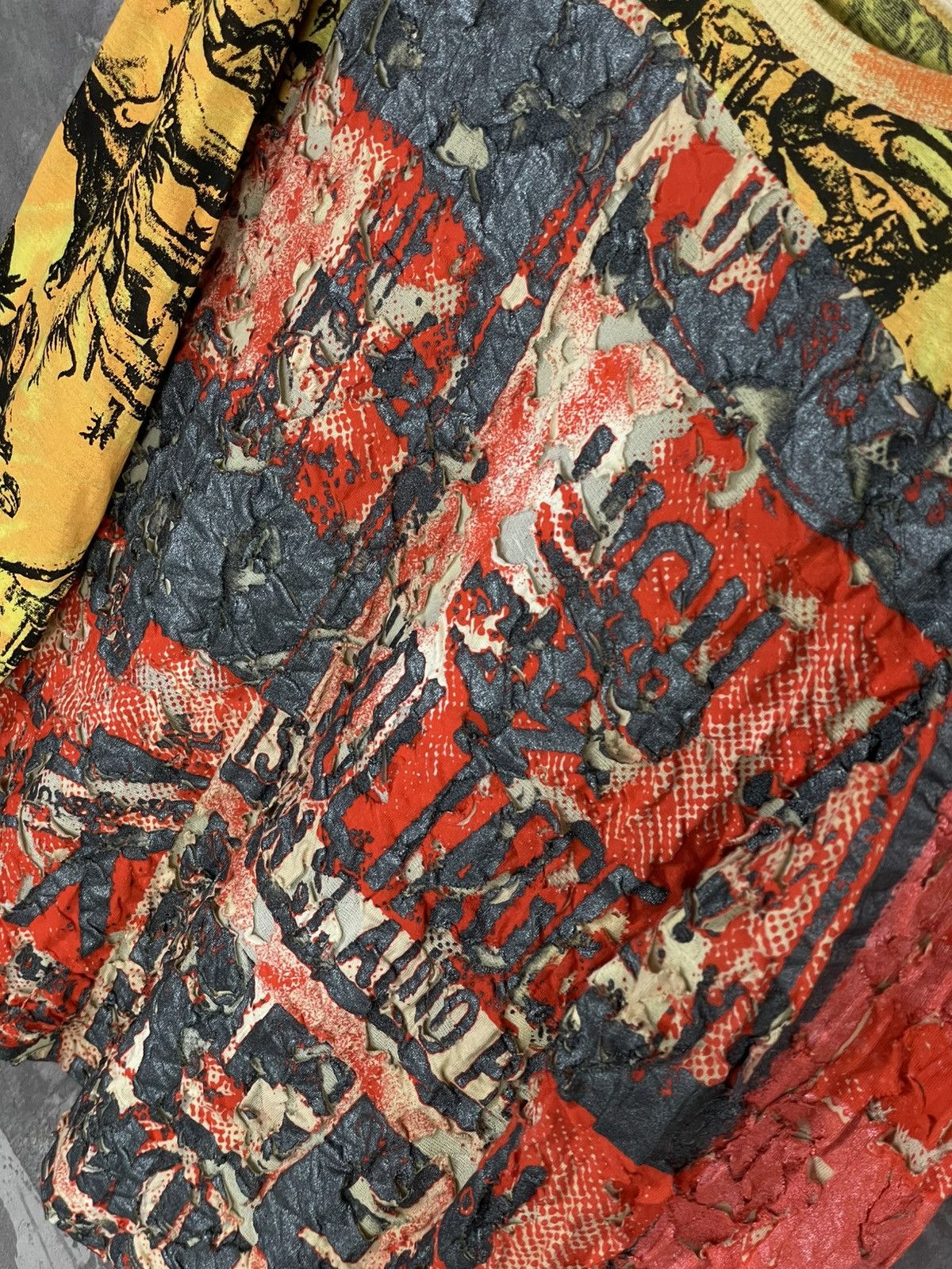 Custo Barcelona × Vintage VINTAGE Y2K CUSTO BARCELONA LONGSLEEVE PRINTED TOP Size M / US 6-8 / IT 42-44 - 9 Thumbnail