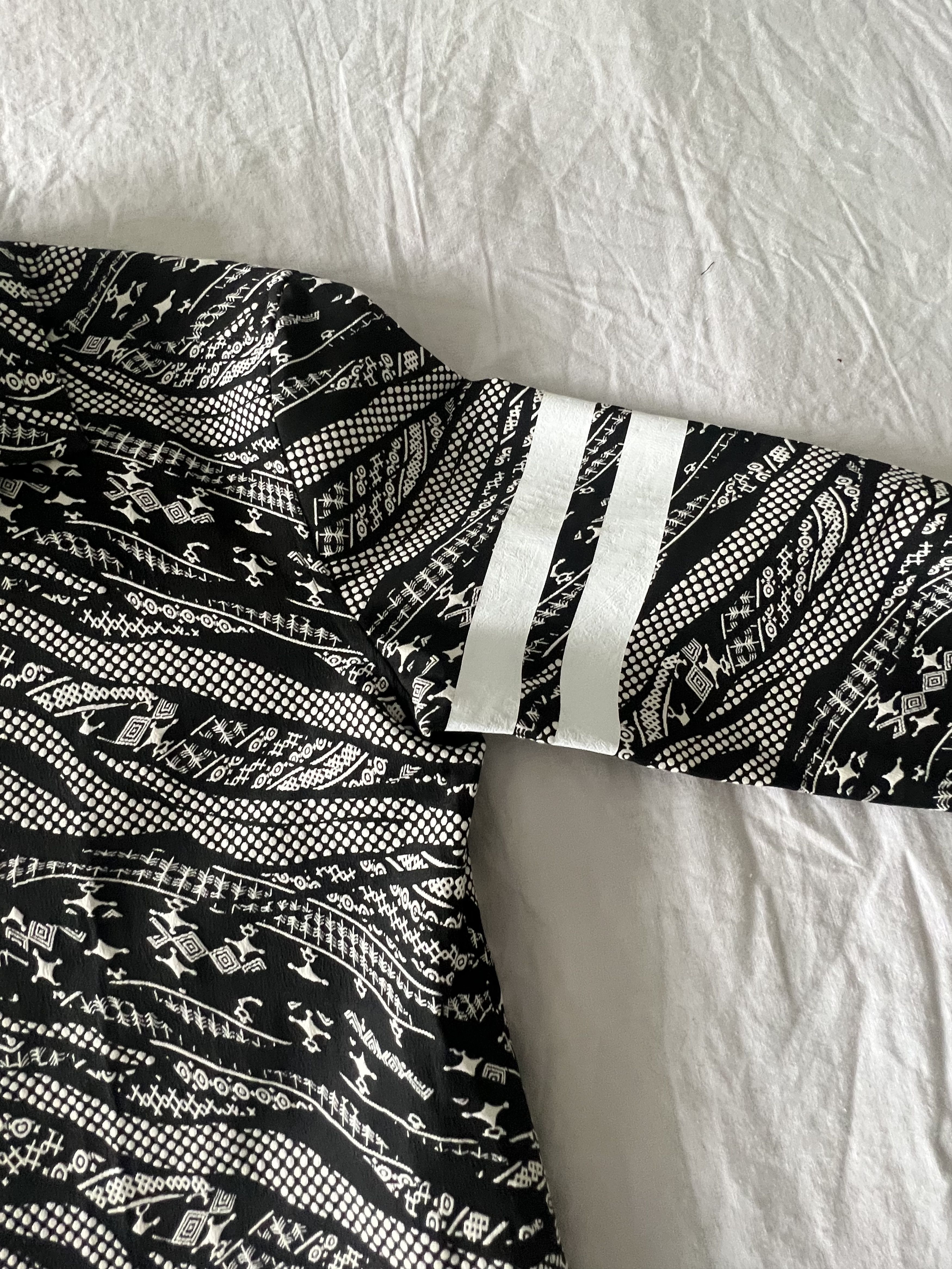 Les Benjamins Lea Benjamin Black & White Button Up Size US L / EU 52-54 / 3 - 4 Thumbnail