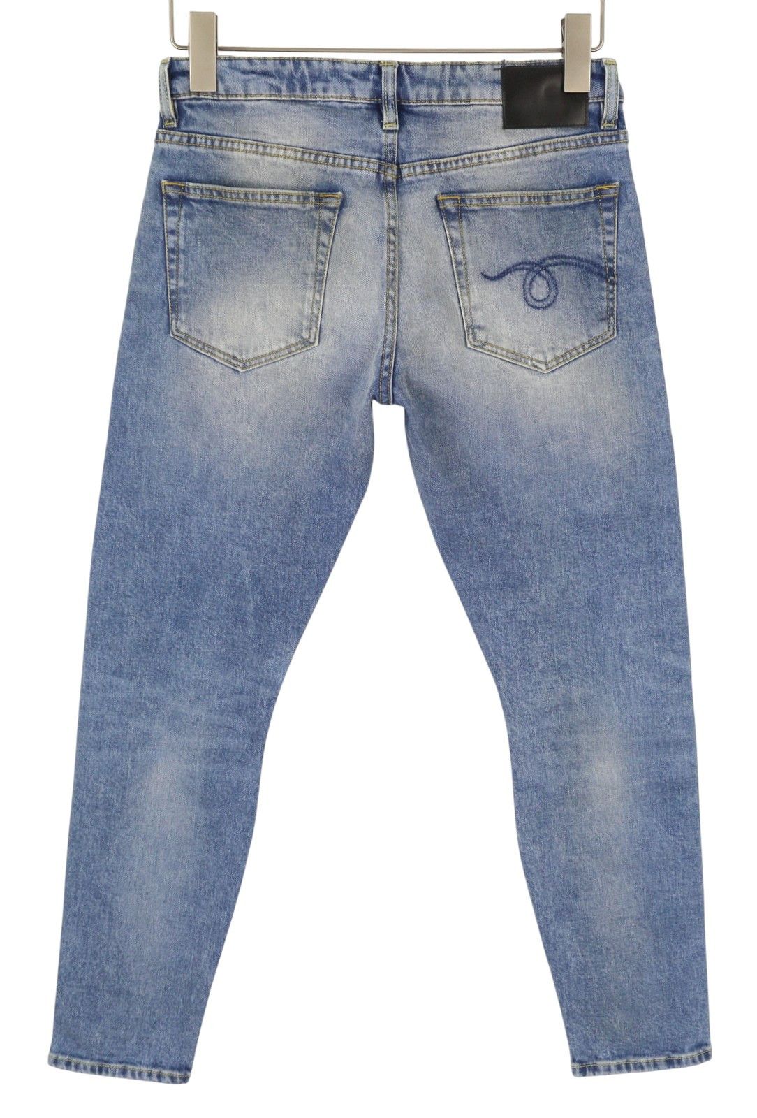 R13 BOY SKINNY 27 Jasper Stretch Cropped Ankle Zip Fly 87168 Size 27" / US 4 / IT 40 - 2 Thumbnail