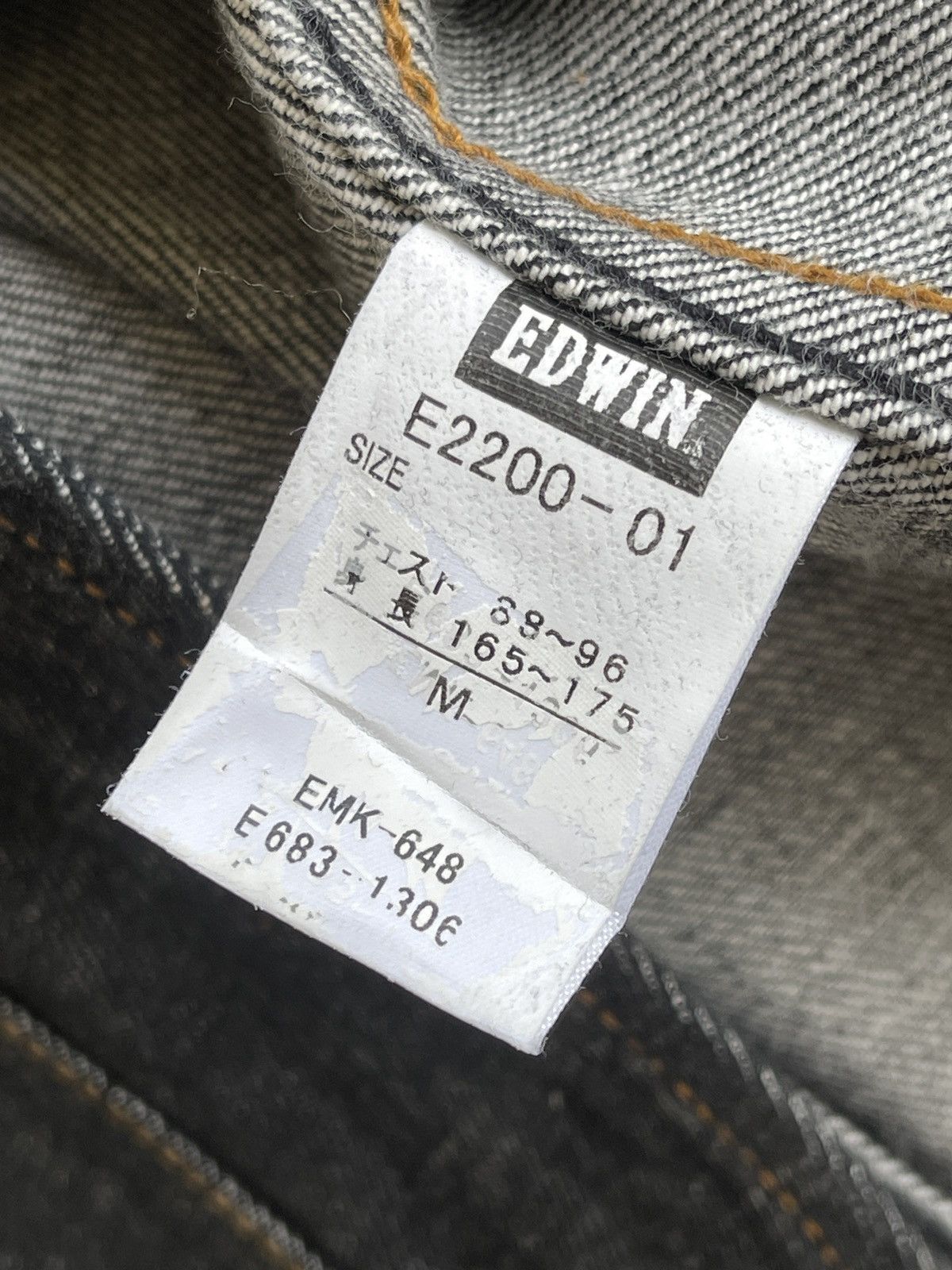 Japanese Brand Vintage Edwin Function Raw Denim Jacket Size US M / EU 48-50 / 2 - 10 Thumbnail