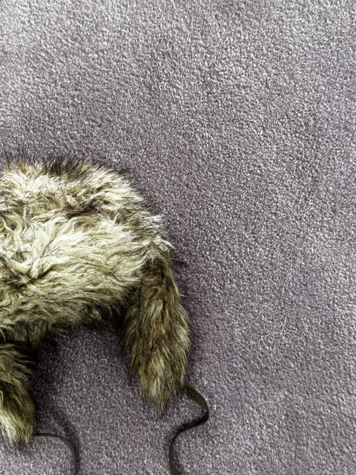 Japanese Brand Y2K Faux Fur Ushanka Vintage Fuzzy Warm Trapper Hat Size ONE SIZE - 3 Thumbnail
