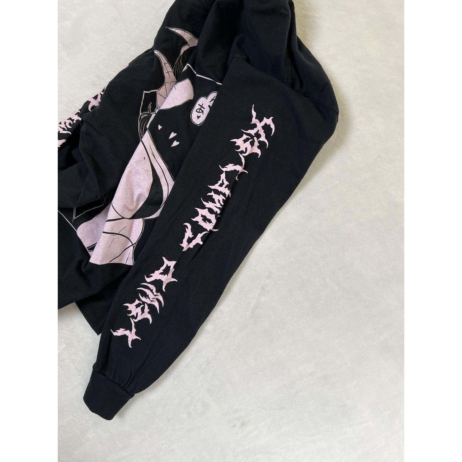 Other Lewd Complex T-Shirt Mens Small Black Graphic Anime Girl Lon Size US S / EU 44-46 / 1 - 6 Thumbnail