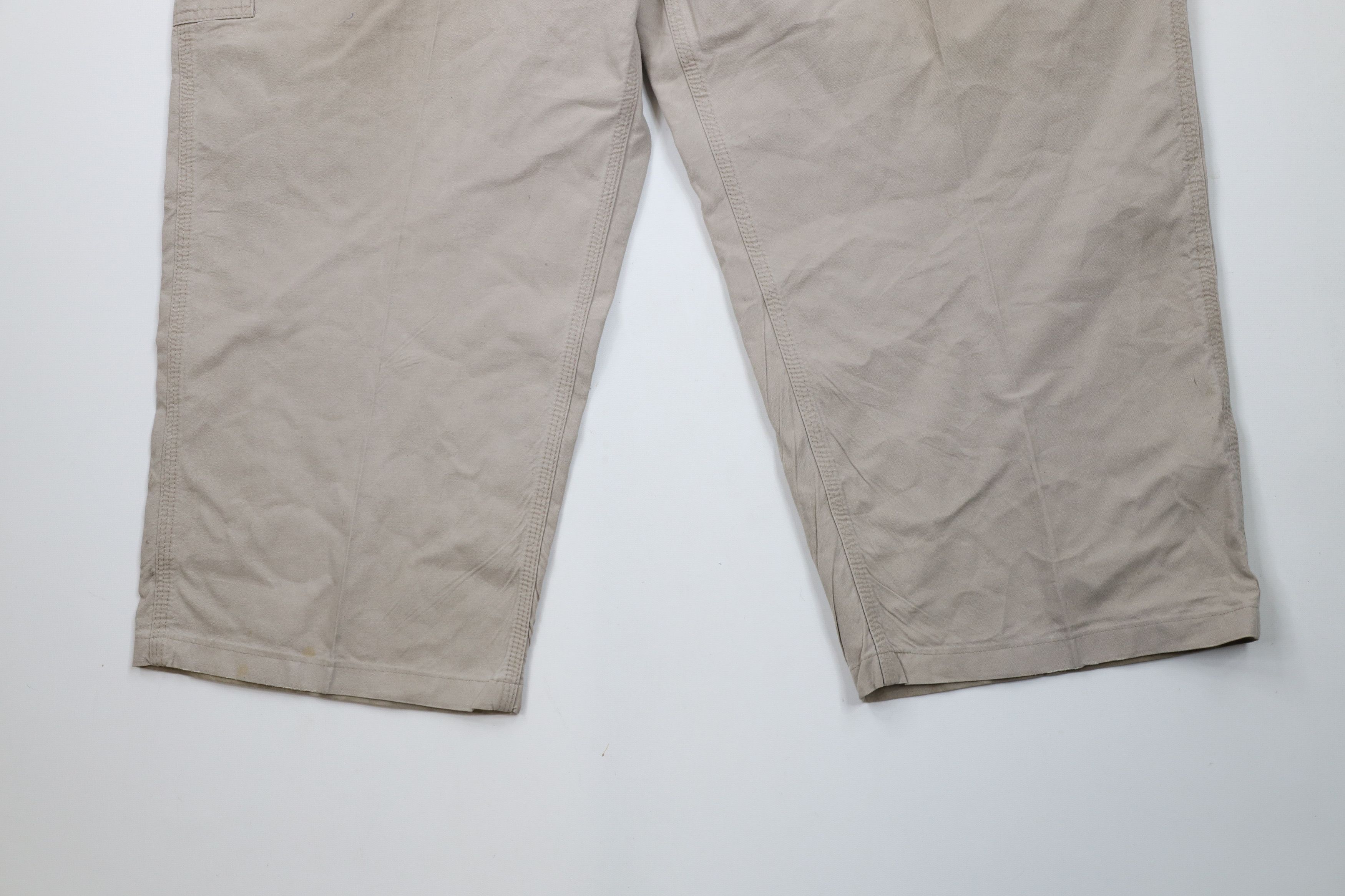 Carhartt × Vintage Vintage Y2K Carhartt Original Fit Wide Leg Pants Khaki Tan Size US 44 / EU 60 - 4 Thumbnail