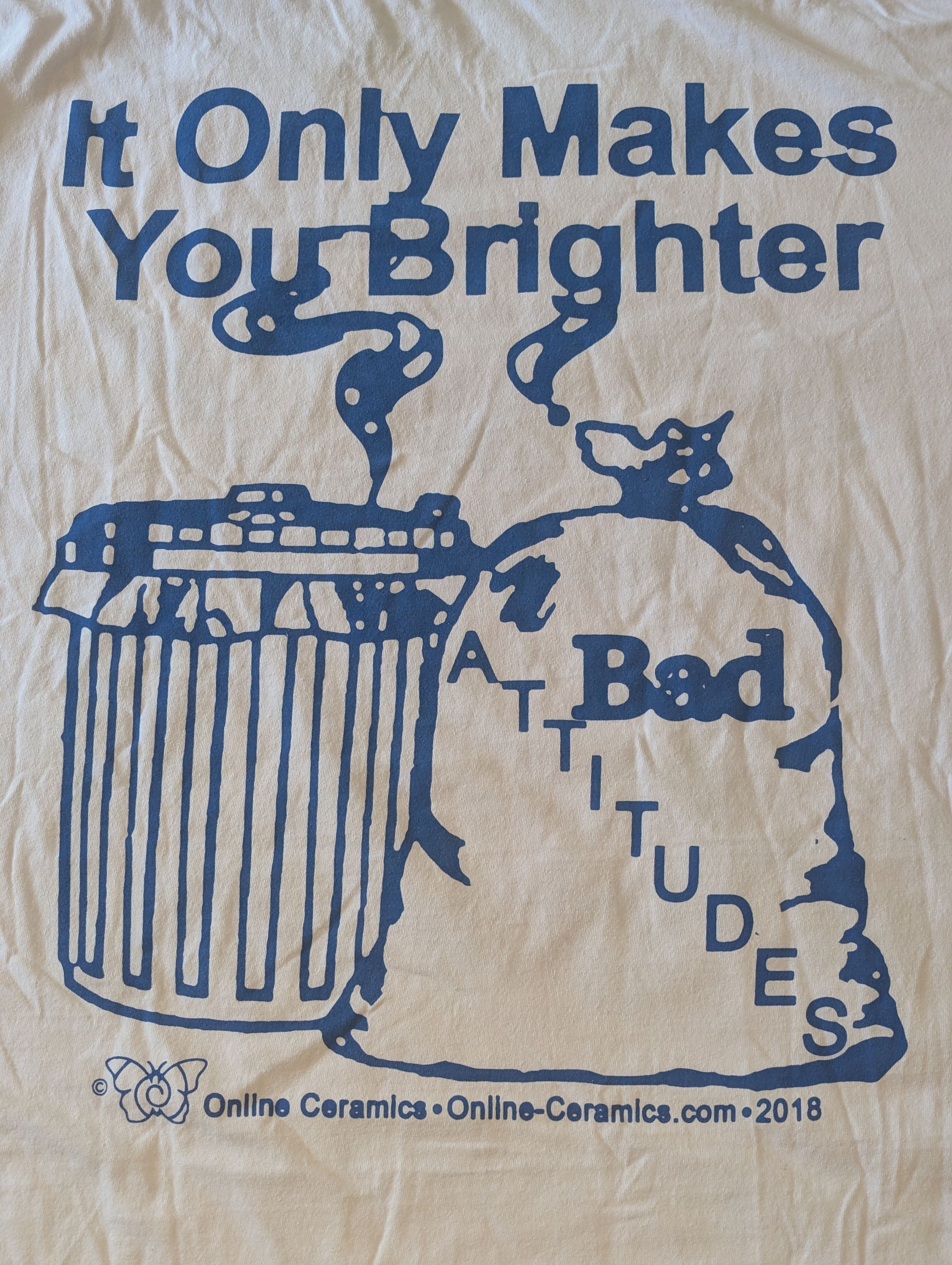 Online Ceramics Online Ceramics Give your Brightness Away 2018 T-Shirt Size US XXL / EU 58 / 5 - 9 Thumbnail