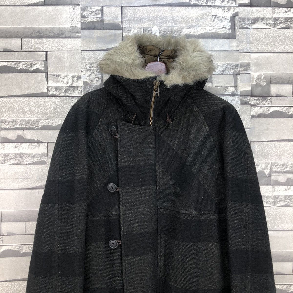 Hysteric Glamour × Le Grande Bleu (L.G.B.) × Takeo Kikuchi Takeo Kikuchi Plaid Parka Jacket Size US M / EU 48-50 / 2 - 4 Thumbnail
