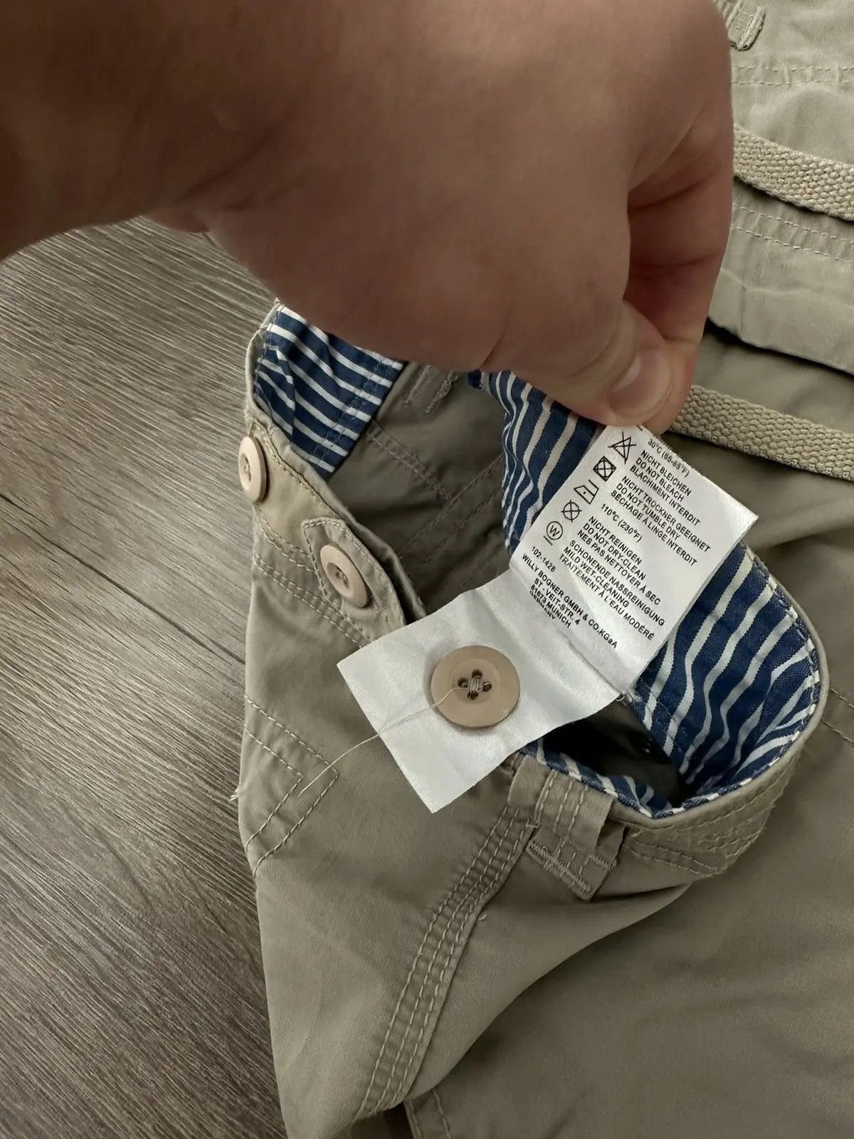 Bogner × Vintage Vintage Bogner Cargo Fire Ice Beige Pants Size US 34 / EU 50 - 9 Thumbnail